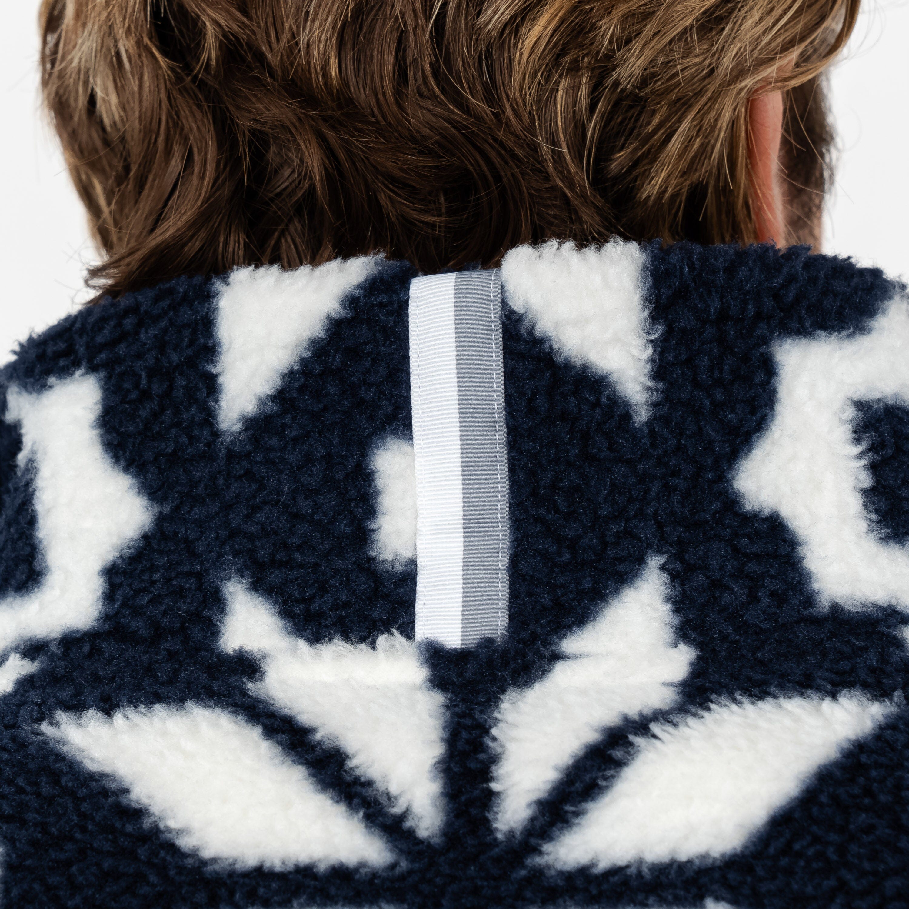 Alternative view of Summit Fleece Pullover | The Snowfall - Fleet Navy/White