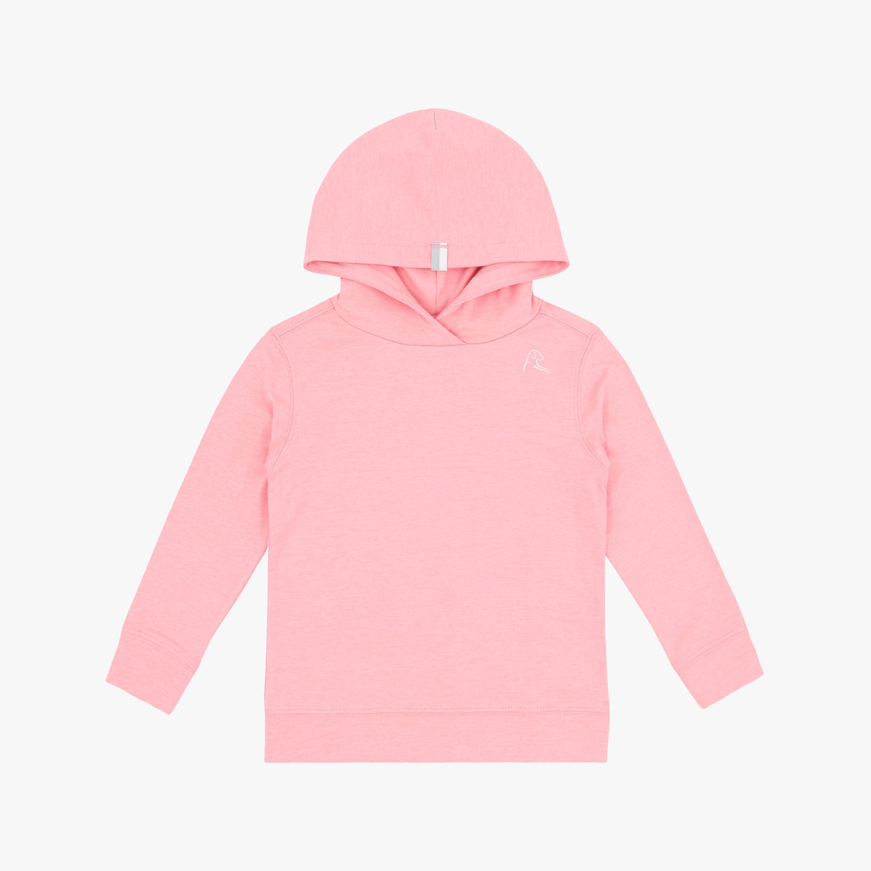 Lil' Hesi Performance Hoodie | Heather - Lotus Pink/Dogwood Pink