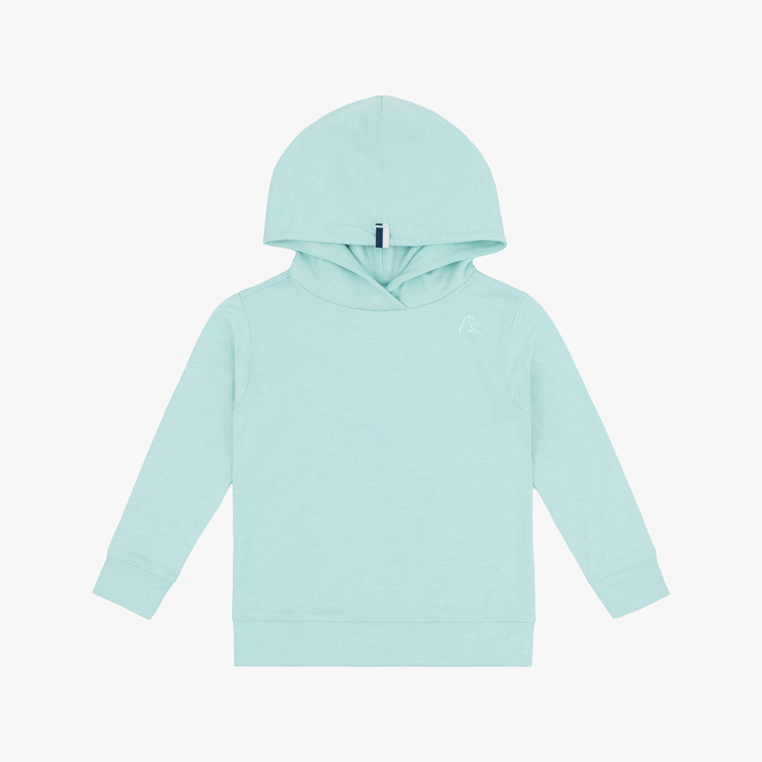 Lil' Hesi Performance Hoodie | Heather - Antigua Green/Seafoam