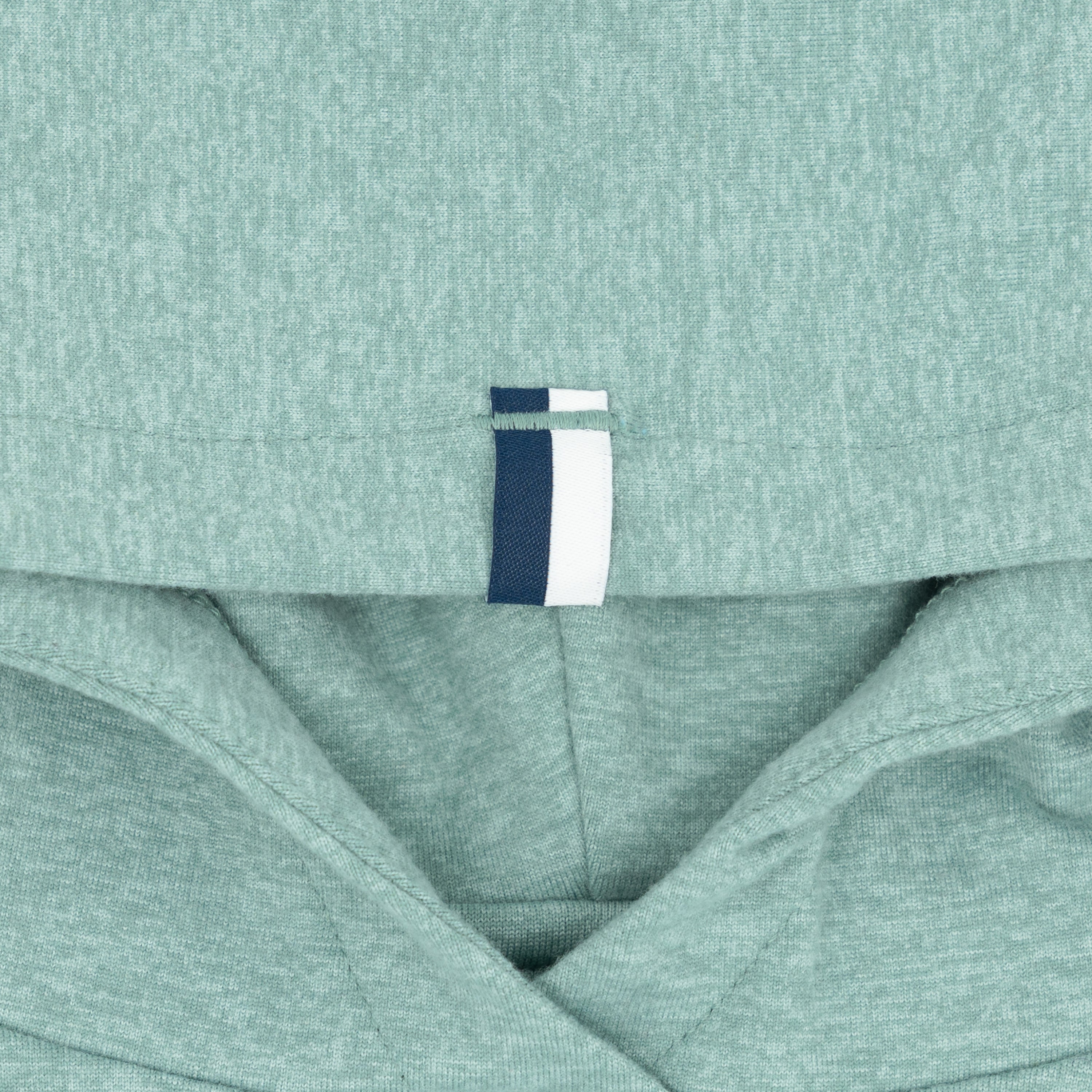 Alternative view of Lil' Hesi Performance Hoodie | Heather - Bullfrog Green/Antigua Green