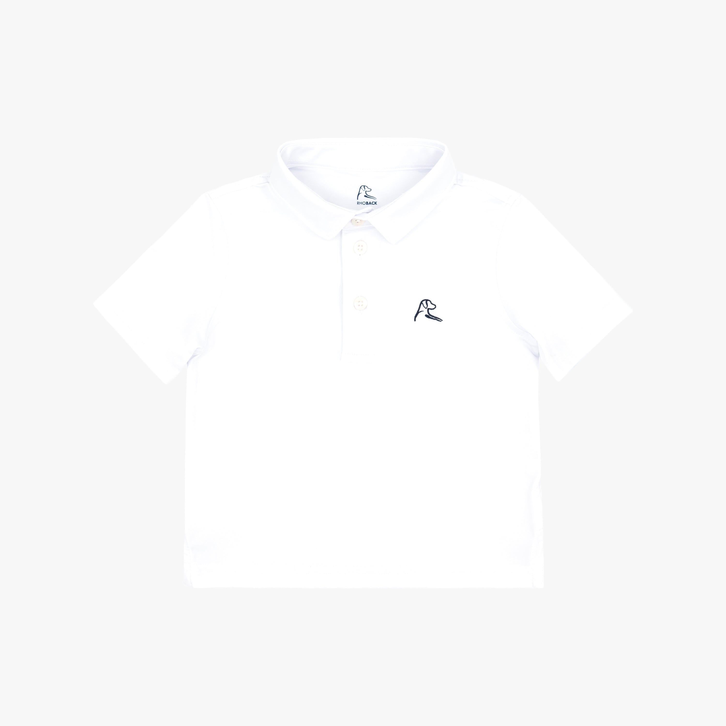 Lil' Solid | Performance Polo | Solid - White