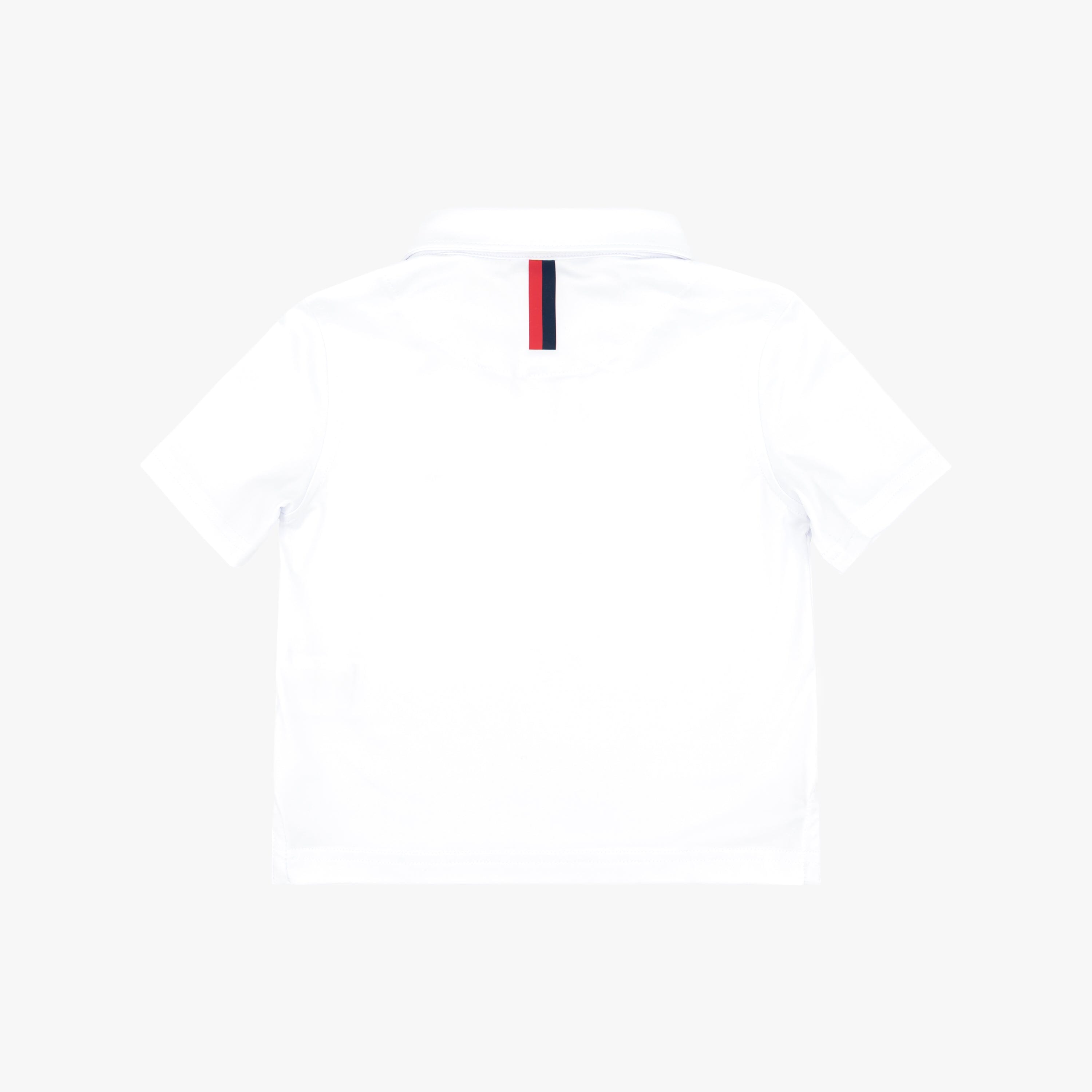 Alternative view of Lil' Solid | Performance Polo | Solid - White