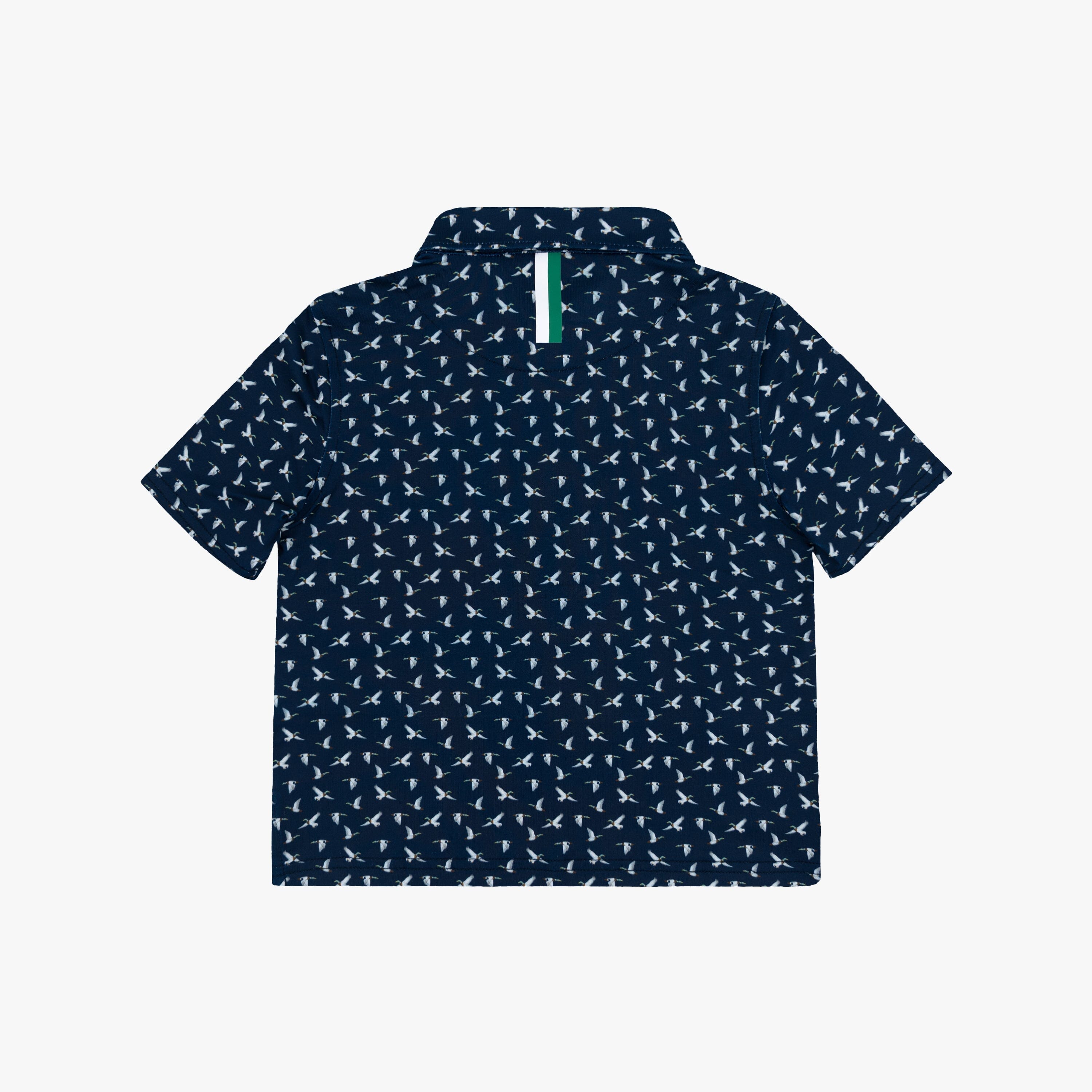Alternative view of The Lil' Mallard | Performance Polo | The Mallard - Fleet Navy/White