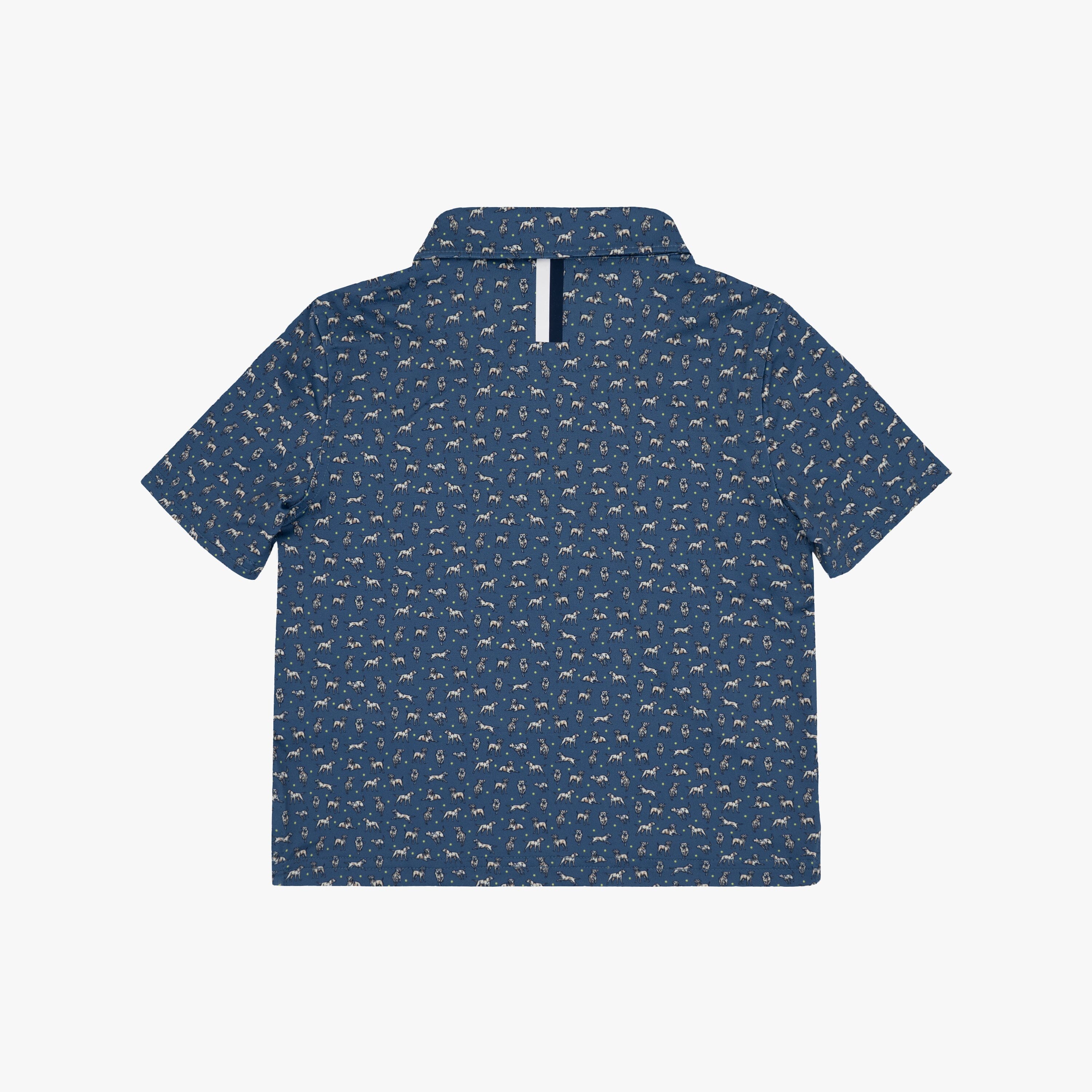Alternative view of The Lil' Lab 2.0 | Performance Polo | The Lab 2.0 - Coastal Blue/Ivory