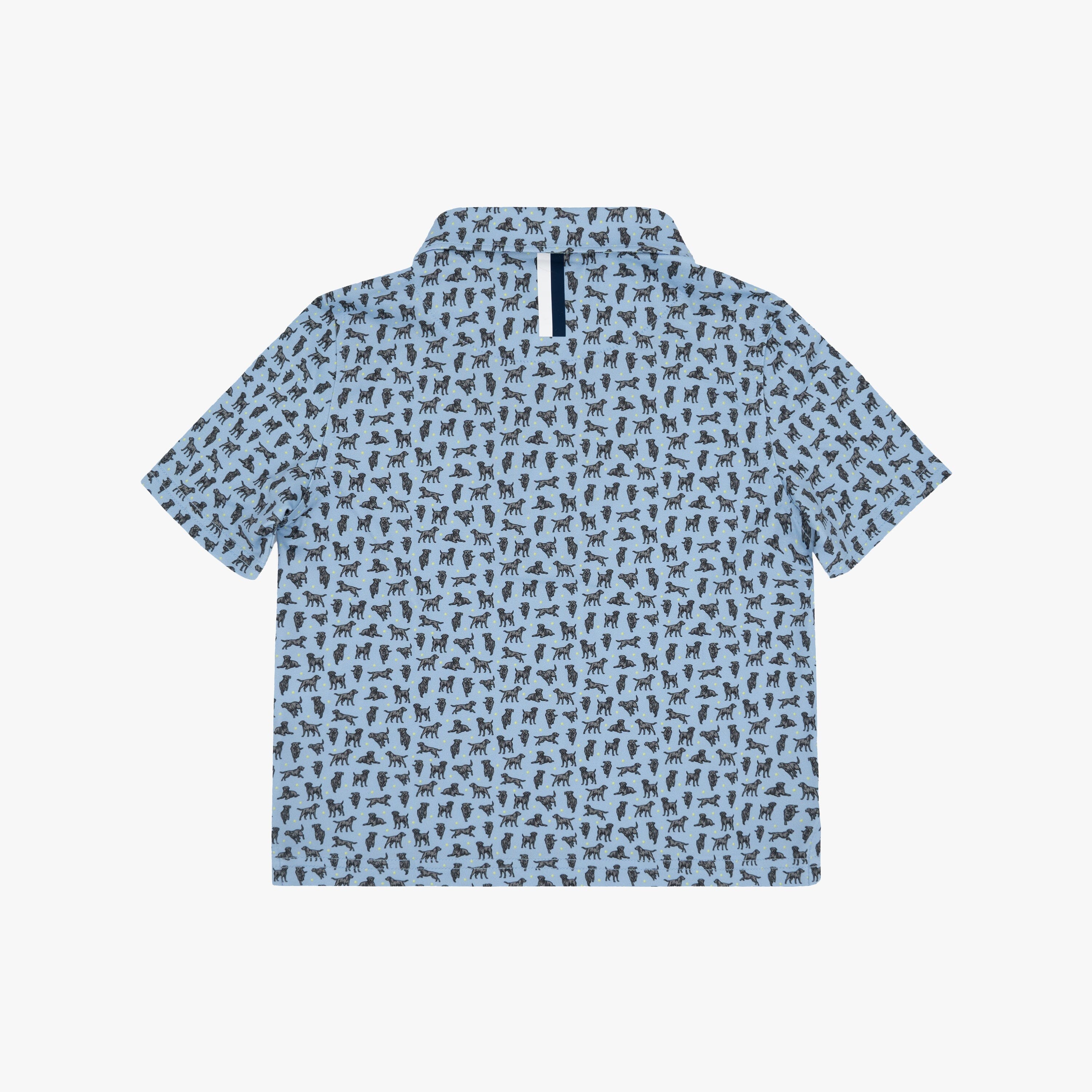 Alternative view of The Lil' Lab 2.0 | Performance Polo | The Lab 2.0 - Oxford Blue/Shark Grey