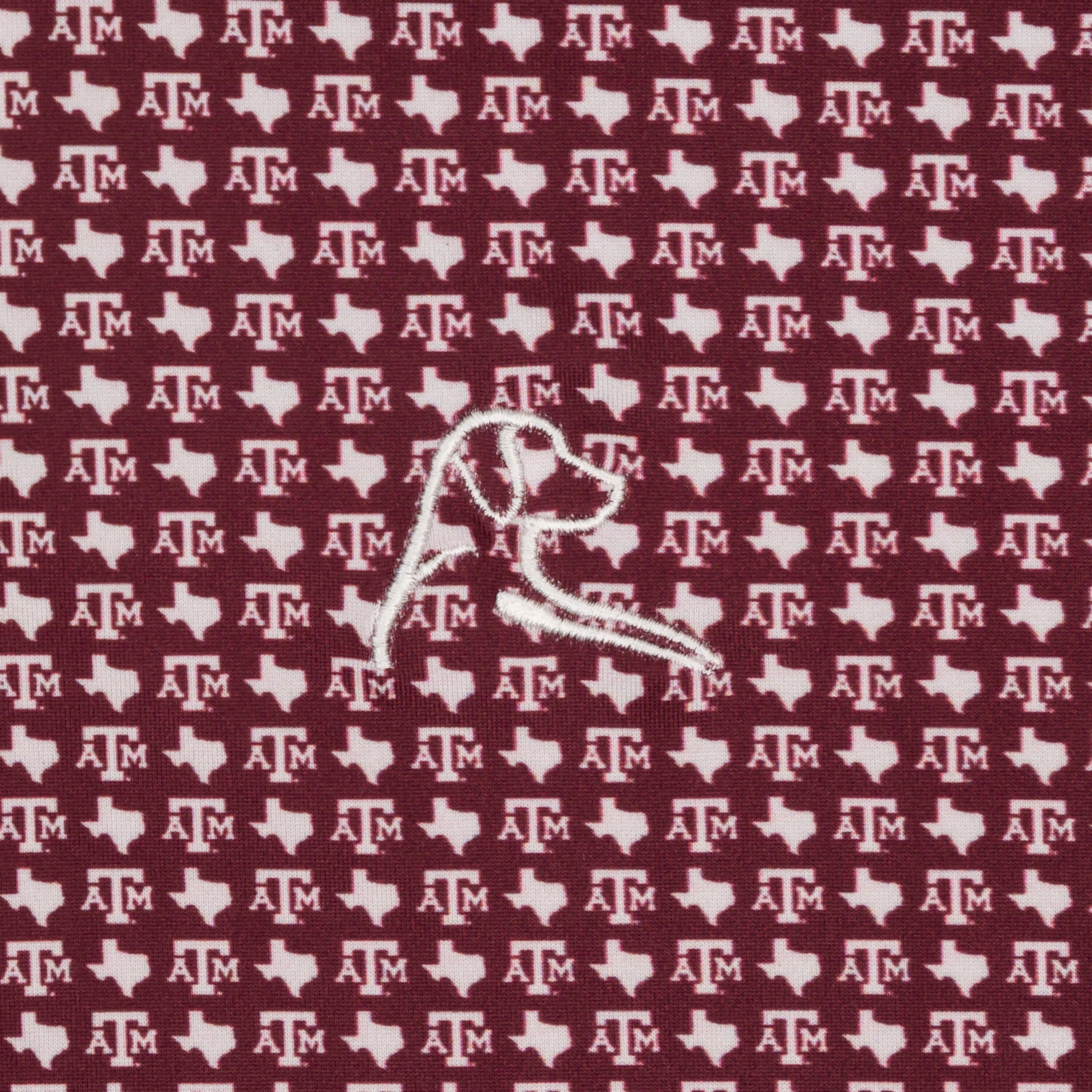 The Lil' Texas A&M Gig 'Em Aggies® | Collegiate Polo | The Texas A&M Gig 'Em Aggies® - Burgundy/White - Image 3