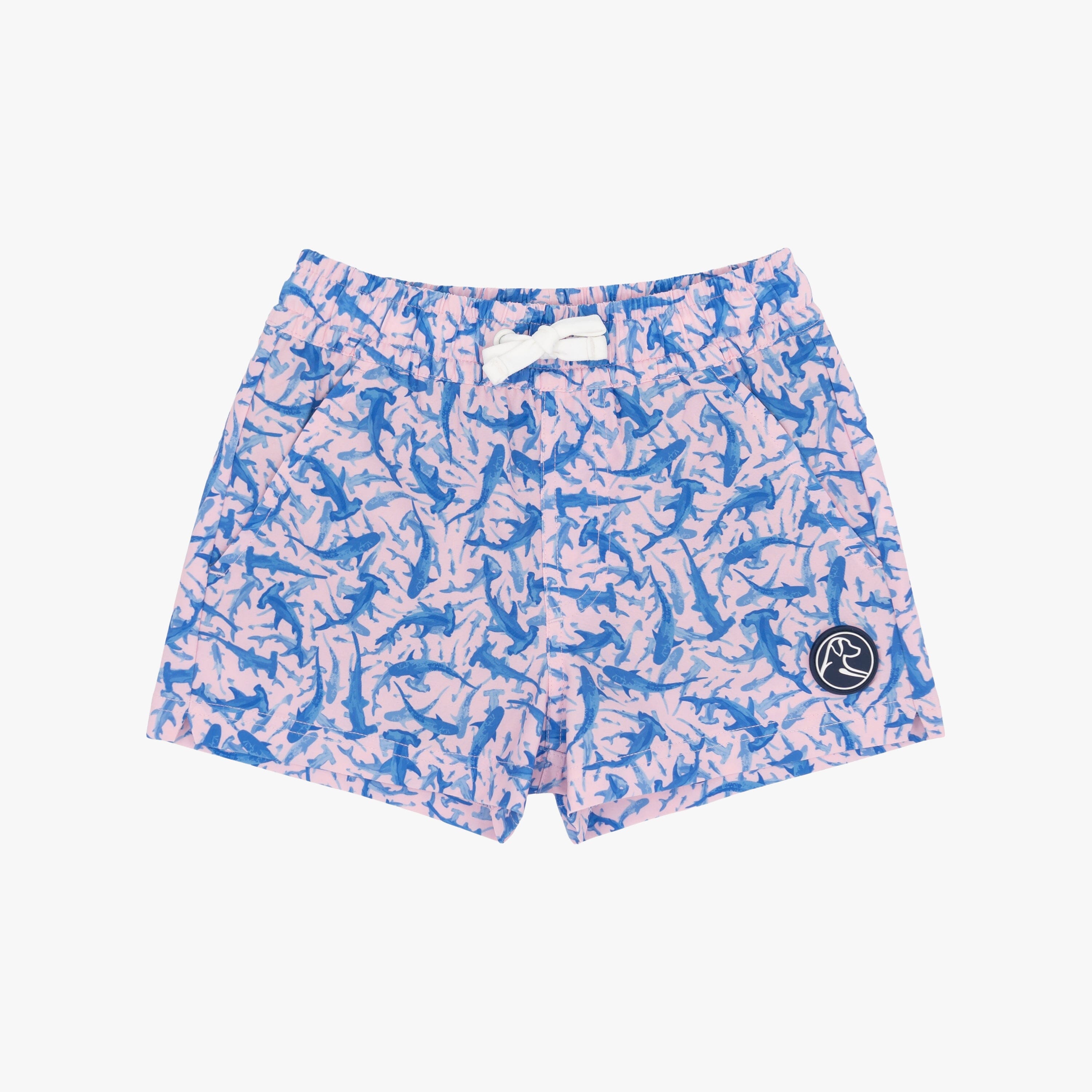 Lil' Medley Swim Trunk | The Hammertime - Lotus Pink/Lavender Blue