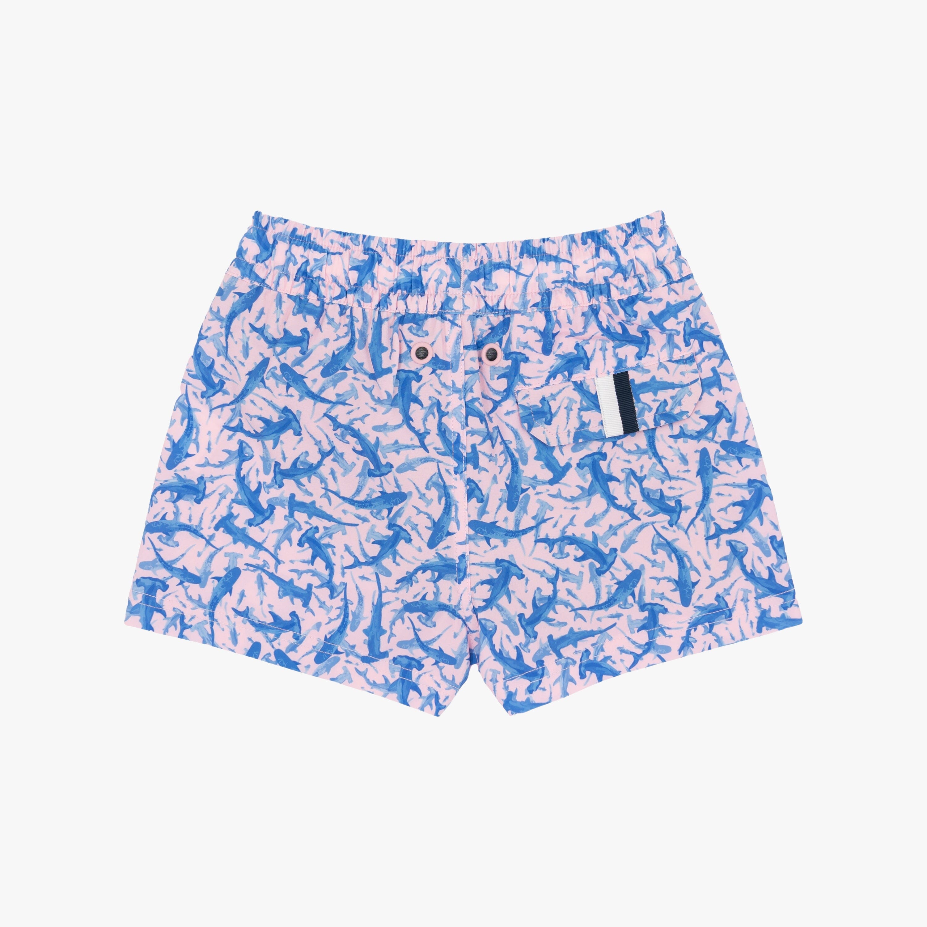 Alternative view of Lil' Medley Swim Trunk | The Hammertime - Lotus Pink/Lavender Blue