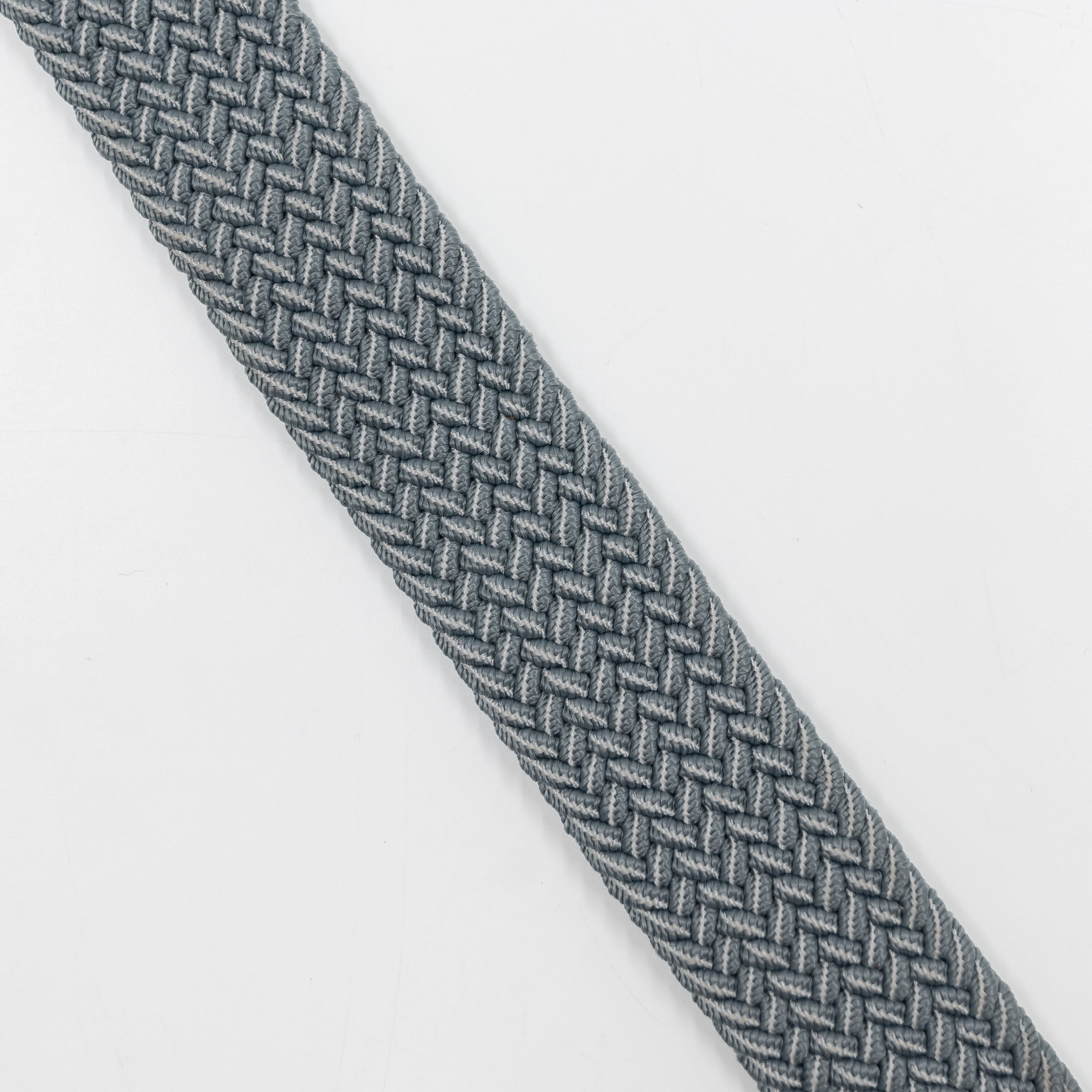 Flex Stretch Belt | The Two Color Weave - Thunder Grey/White - Image 5