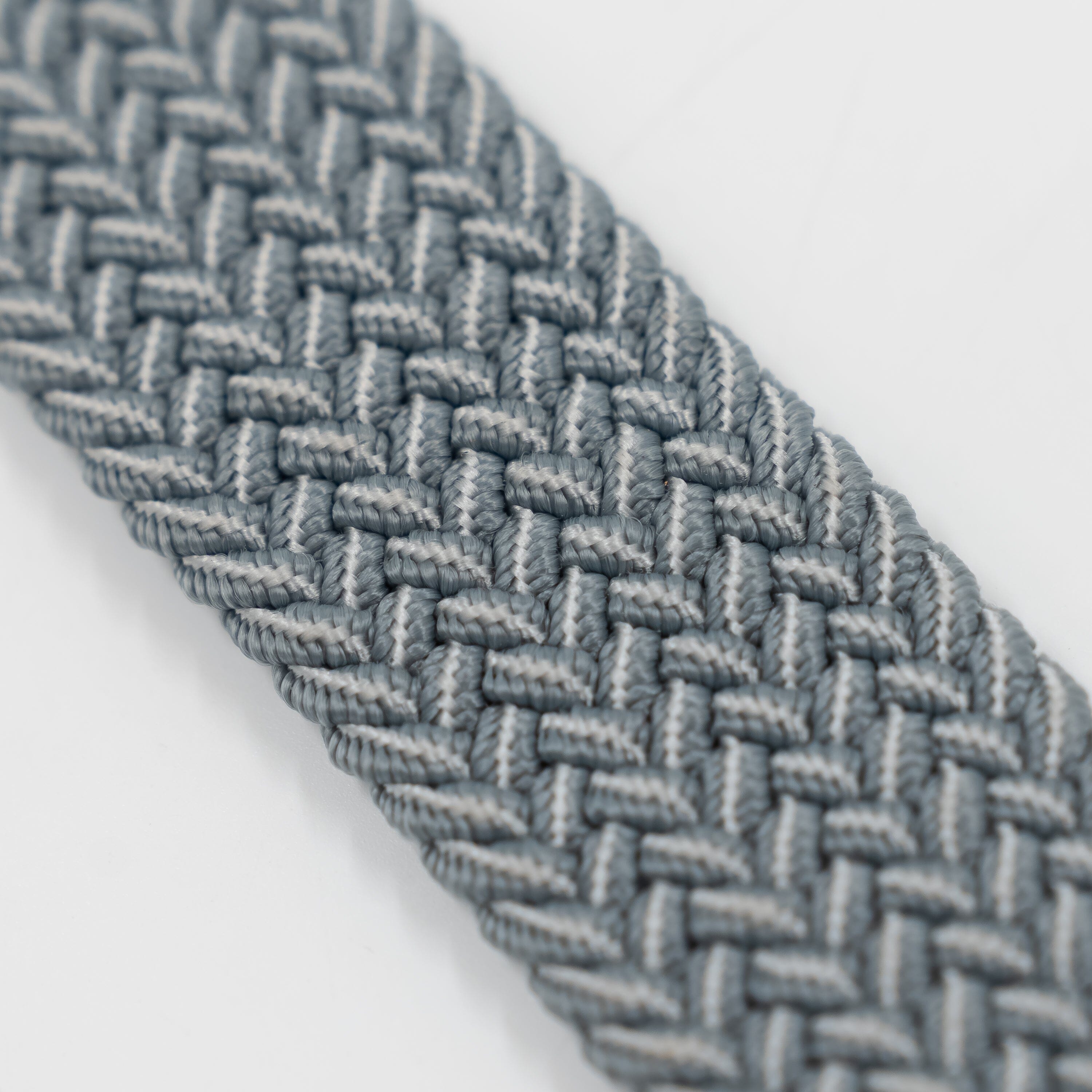 Flex Stretch Belt | The Two Color Weave - Thunder Grey/White - Image 6