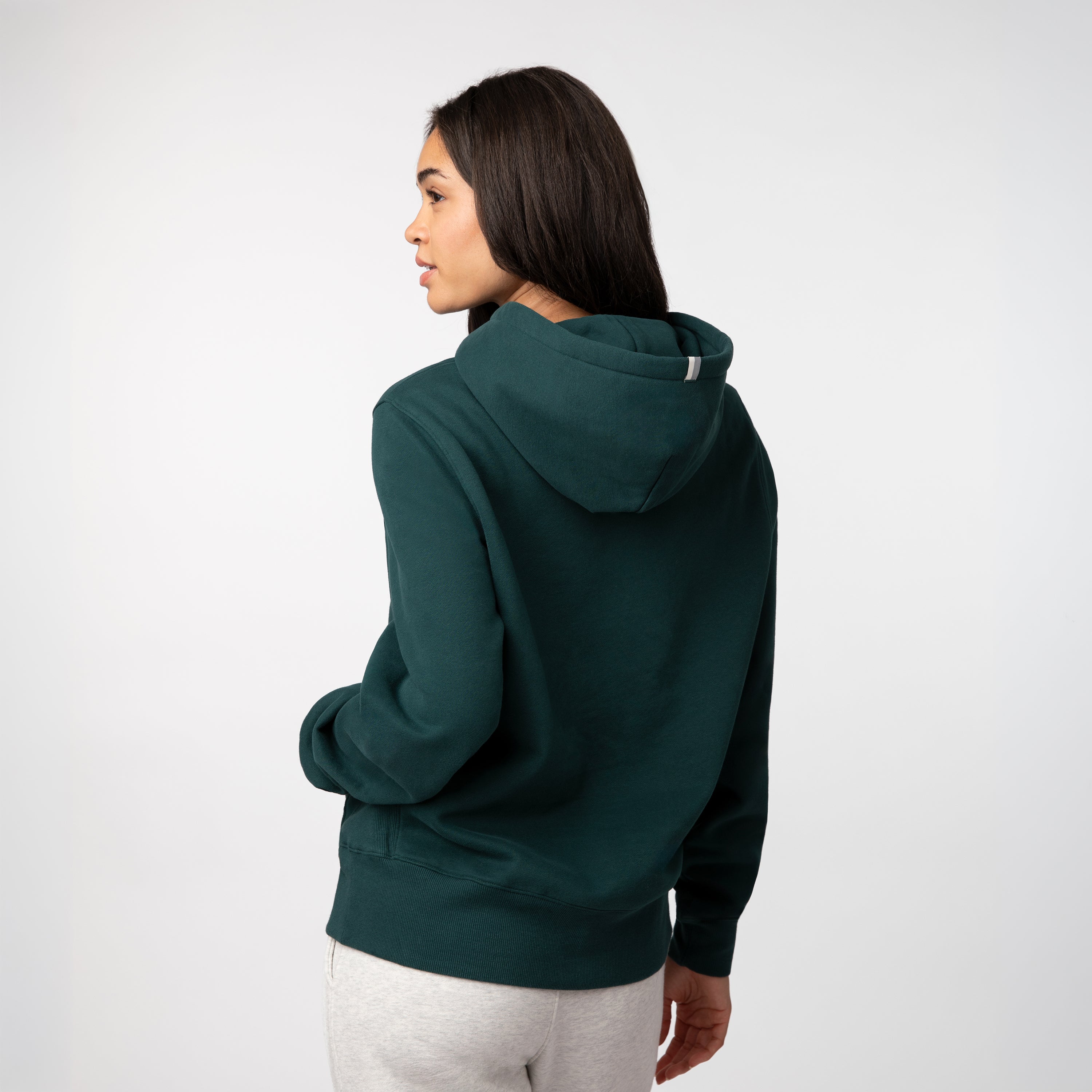 Alternative view of Ready Hoodie | Solid - Ponderosa Green (Women's)