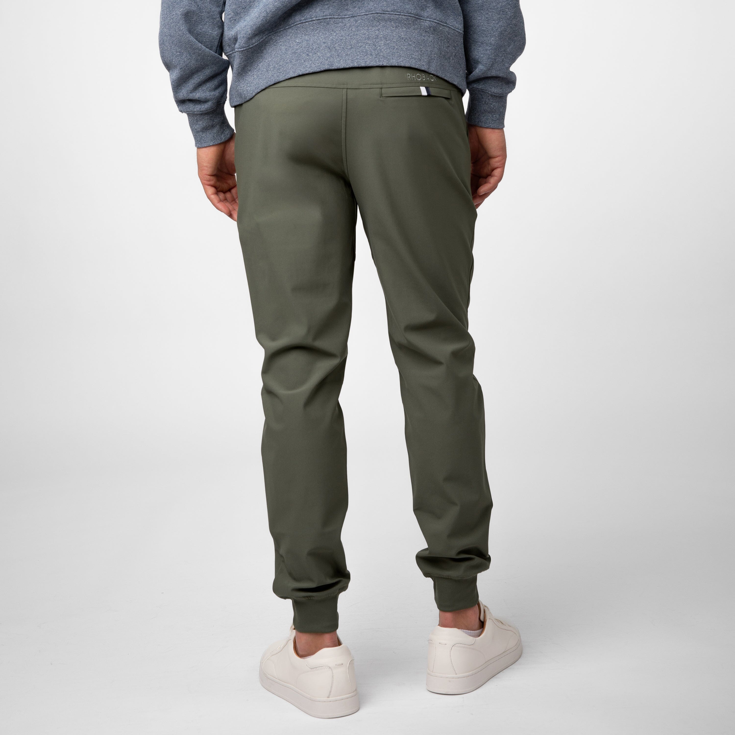 Alternative view of Delta Performance Jogger | Solid - Moss Green