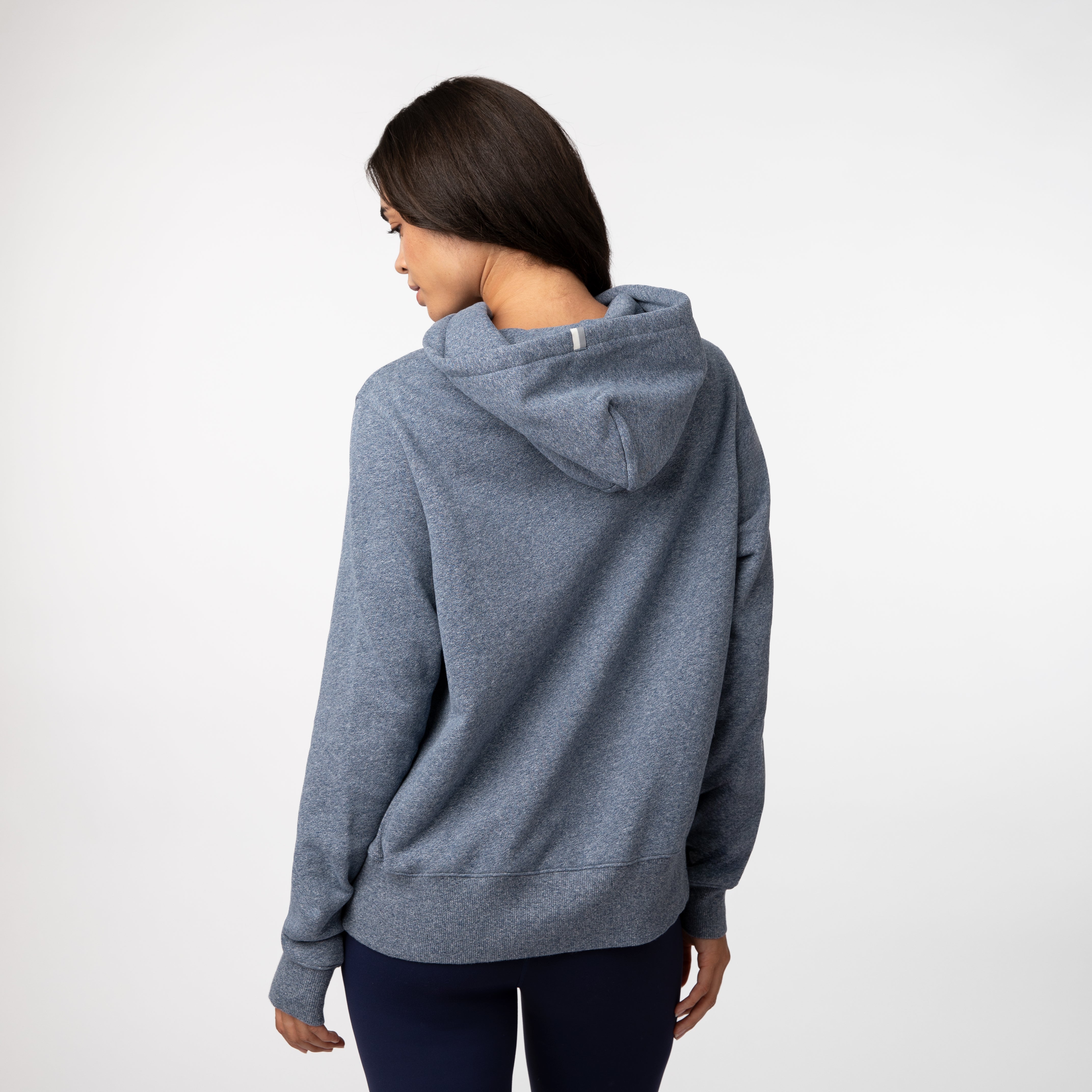 Alternative view of Ready Hoodie | Heather - Blue Steel (Women's)