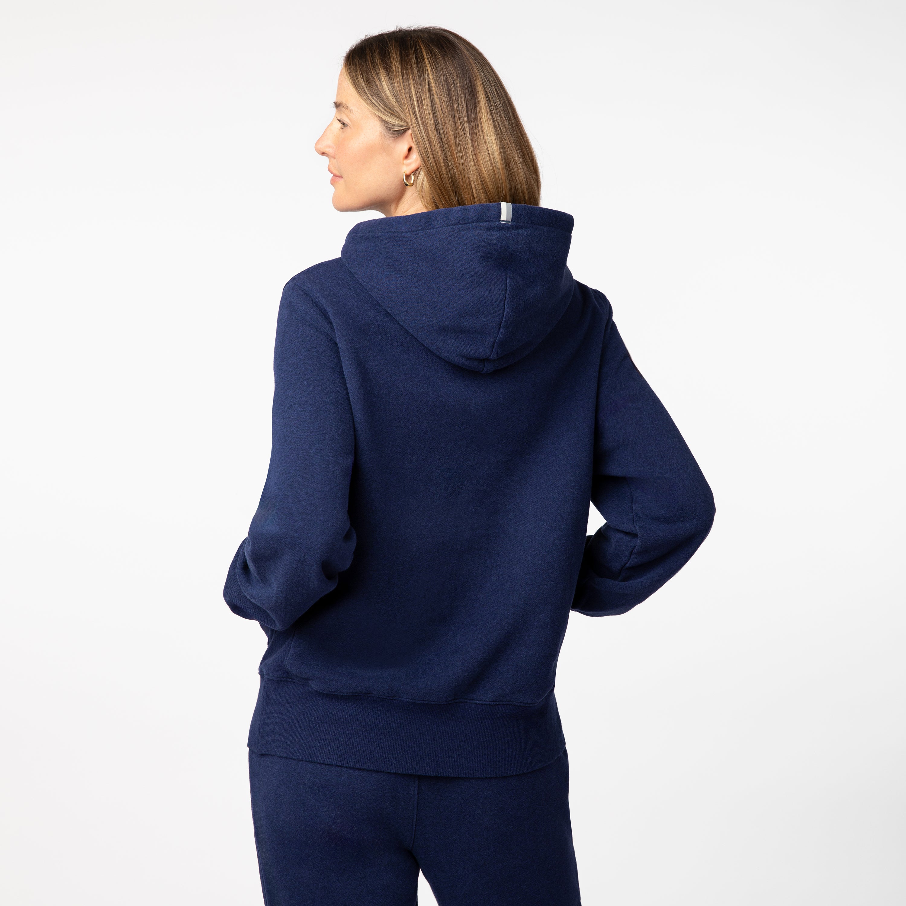 Alternative view of Ready Hoodie | Heather - Indigo Blue (Women's)