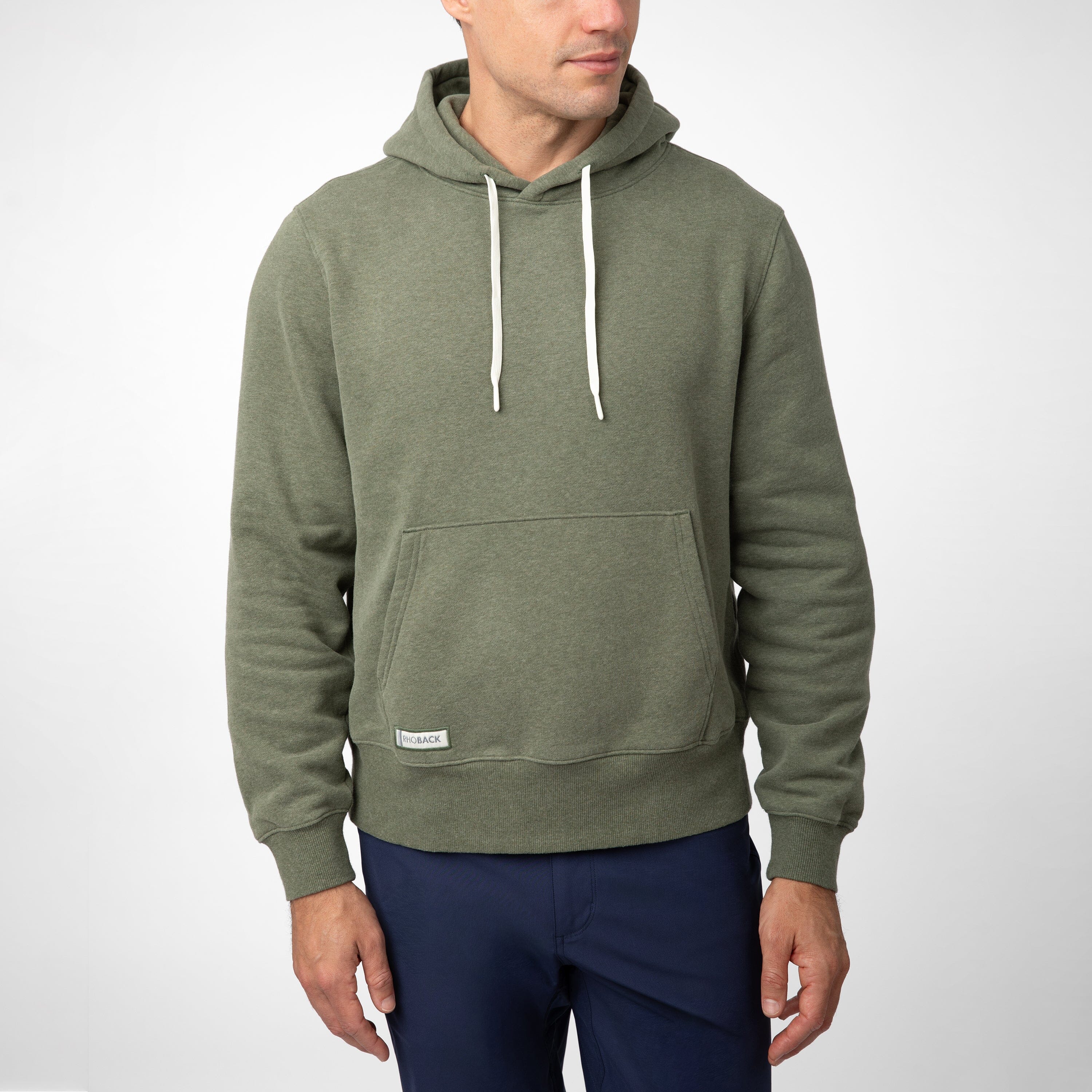 Ready Hoodie | Heather - Moss Green