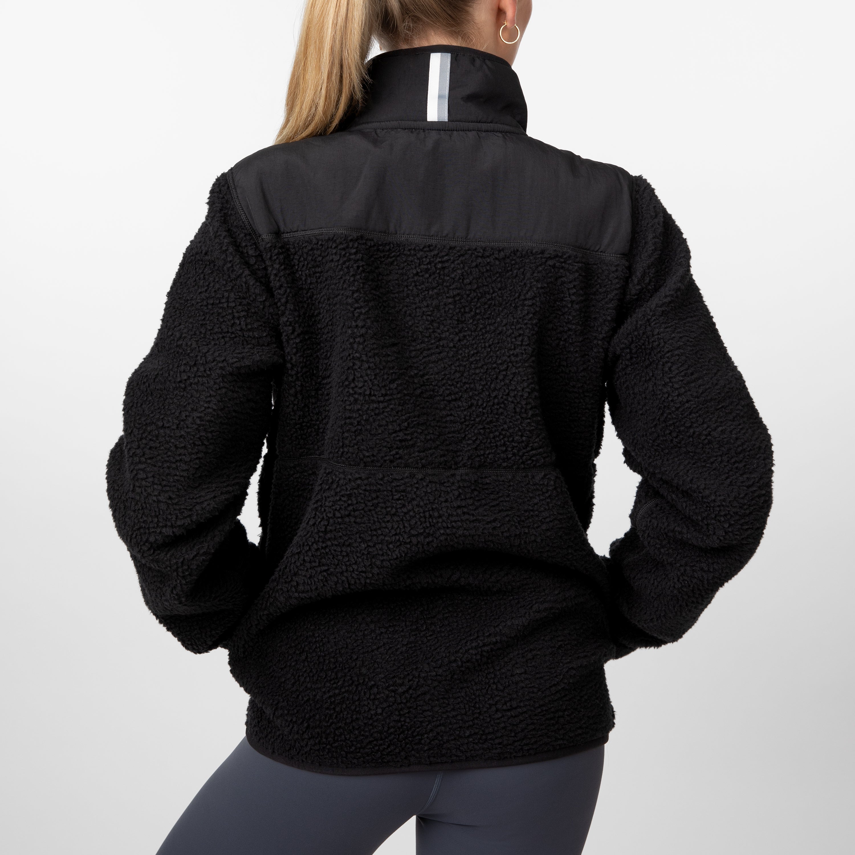 Alternative view of Summit Crest Full-Zip Jacket | Solid - Midnight Black (Women's)
