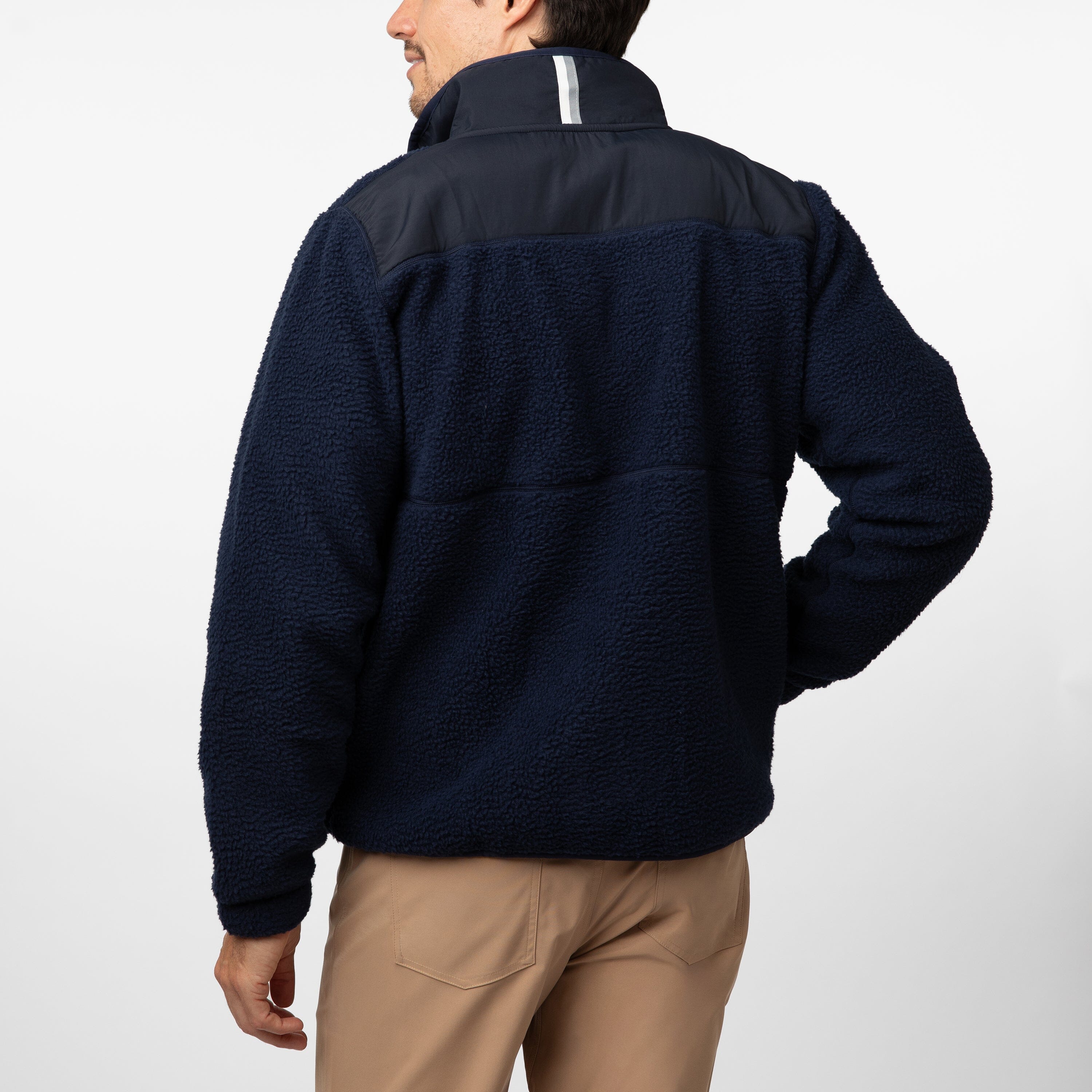 Alternative view of Summit Crest Full-Zip Jacket | Solid - Fleet Navy