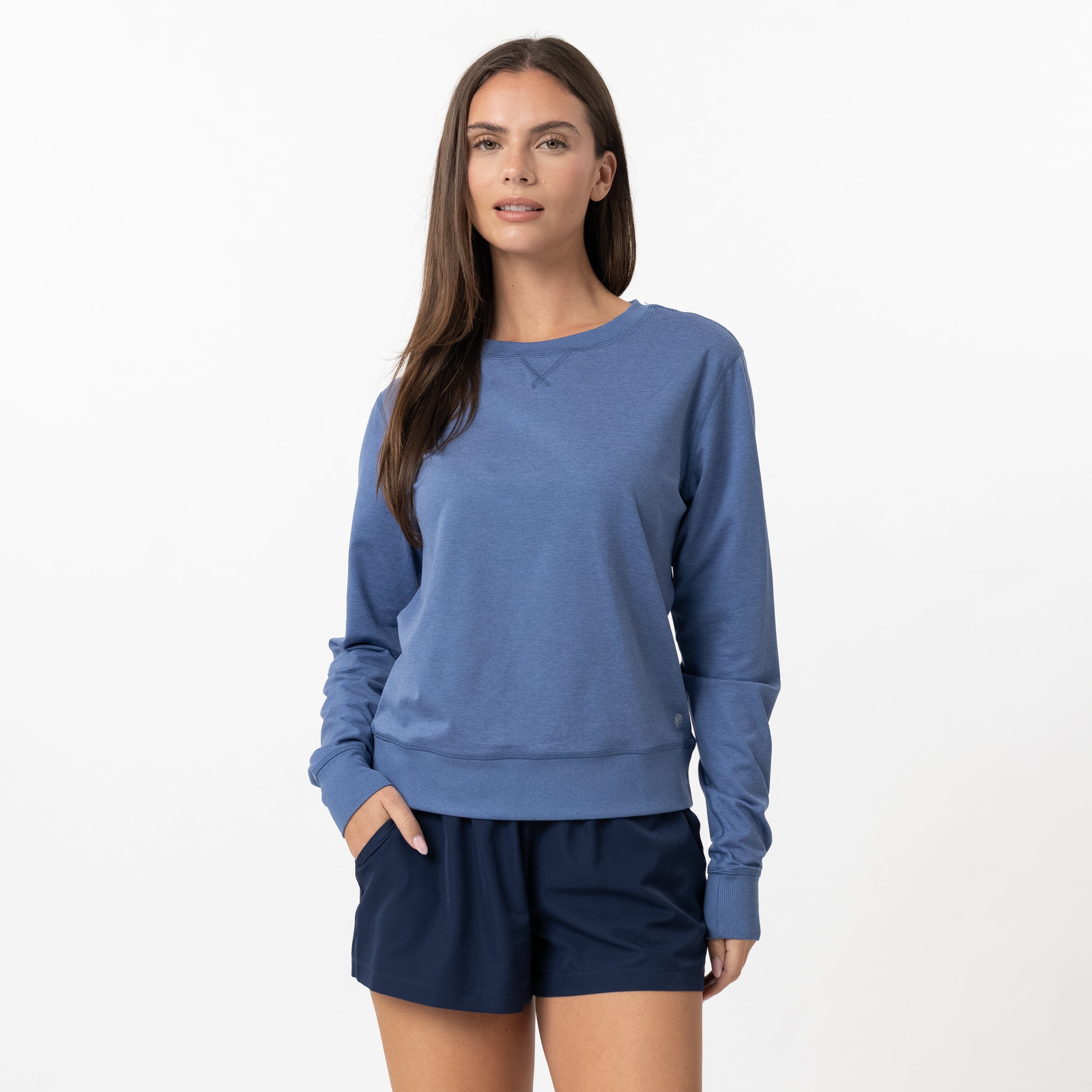 Swift Performance Crew | Heather - Coastal Blue/Coastal Blue