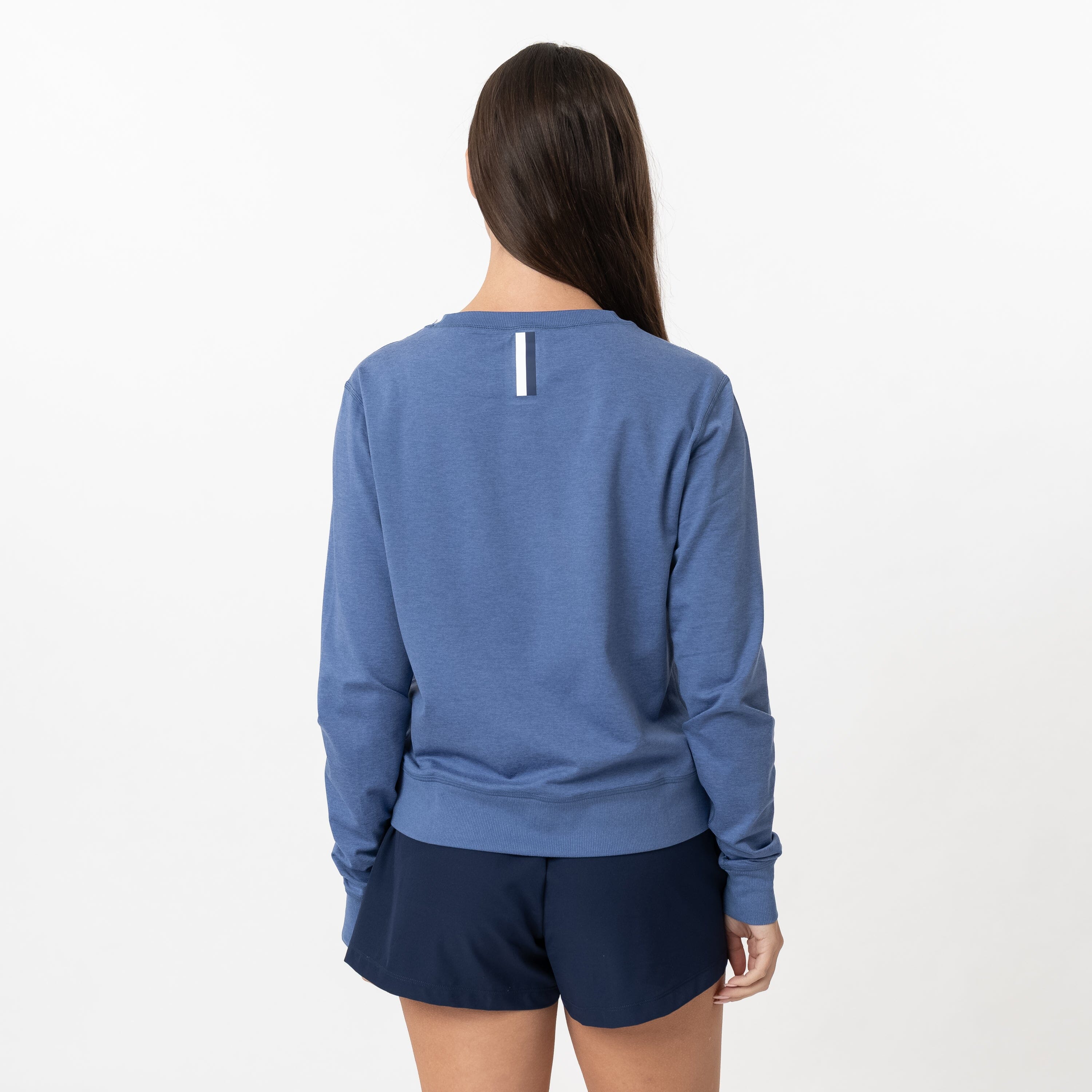 Alternative view of Swift Performance Crew | Heather - Coastal Blue/Coastal Blue
