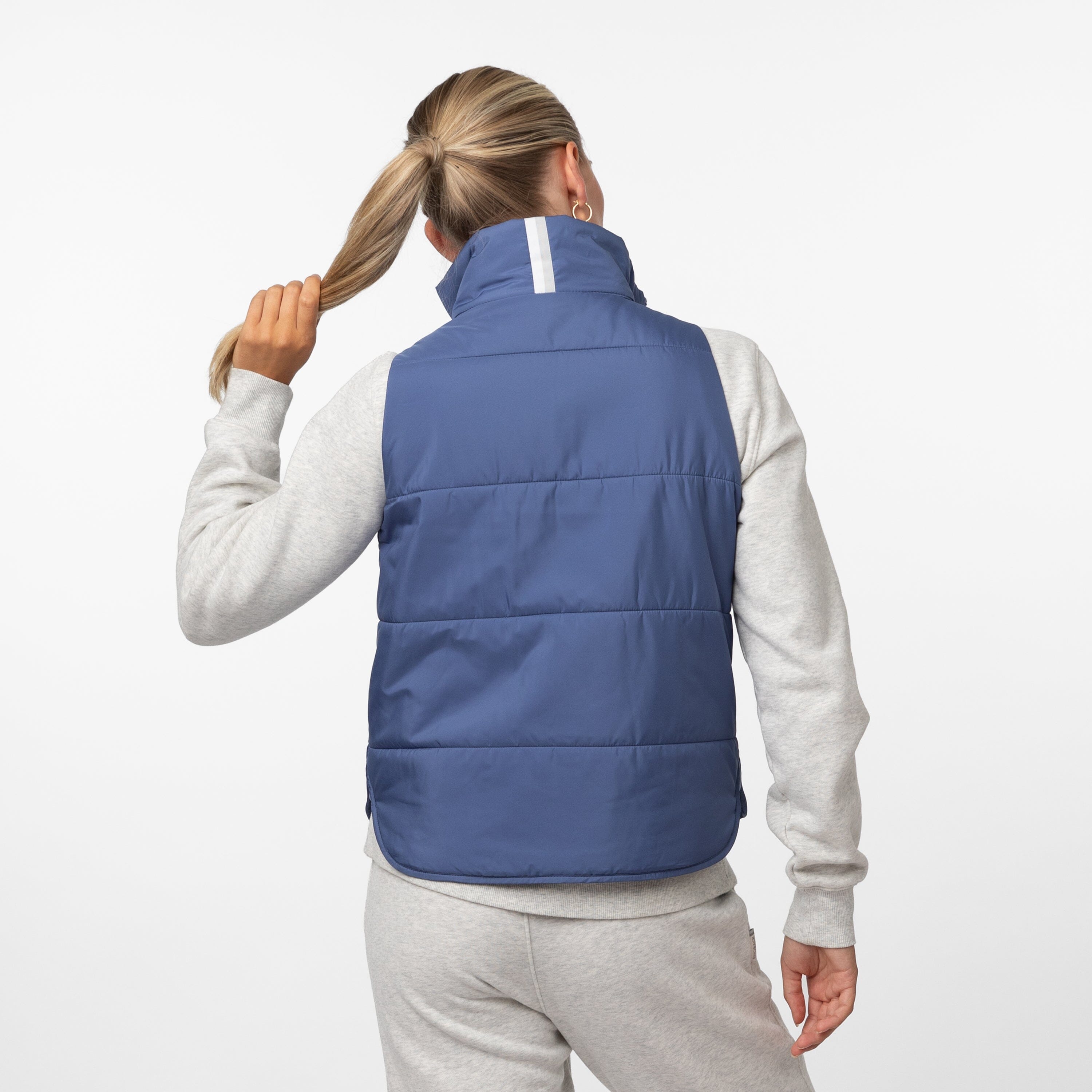 Alternative view of Cisco Insulated Vest | Solid - Coastal Blue