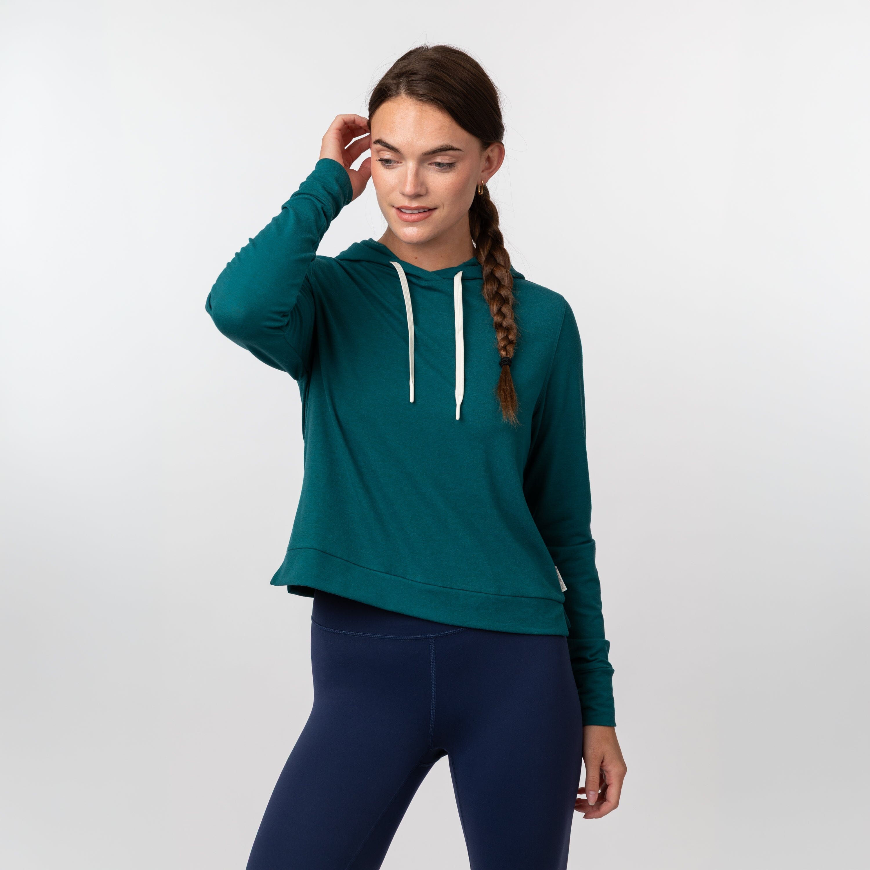 Tempo Performance Hoodie | Solid - Midnight Green
