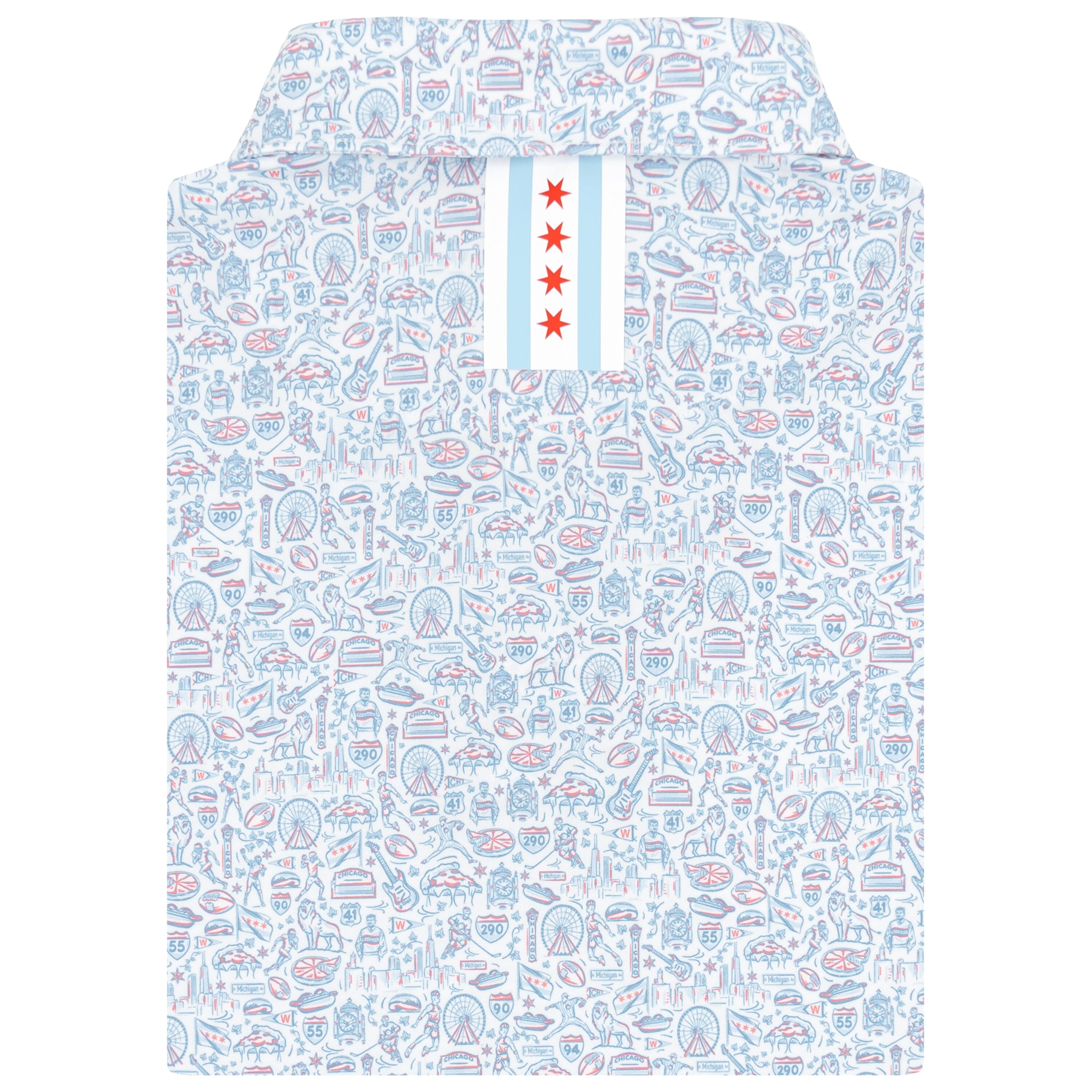 Alternative view of The Windy City | Performance Polo | The Windy City - White - CHI