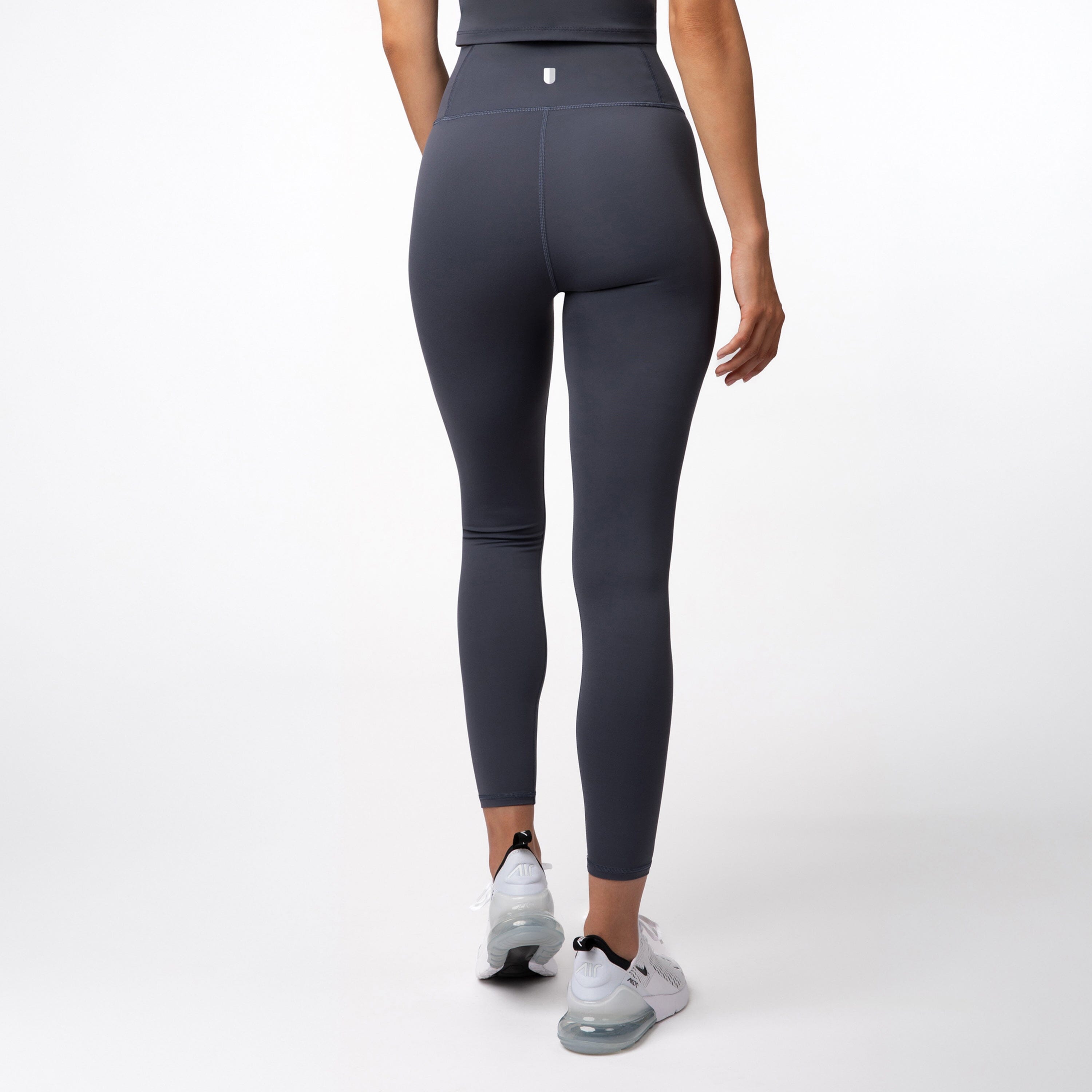 Alternative view of Vista High-Rise Legging | Solid - Postgame Grey