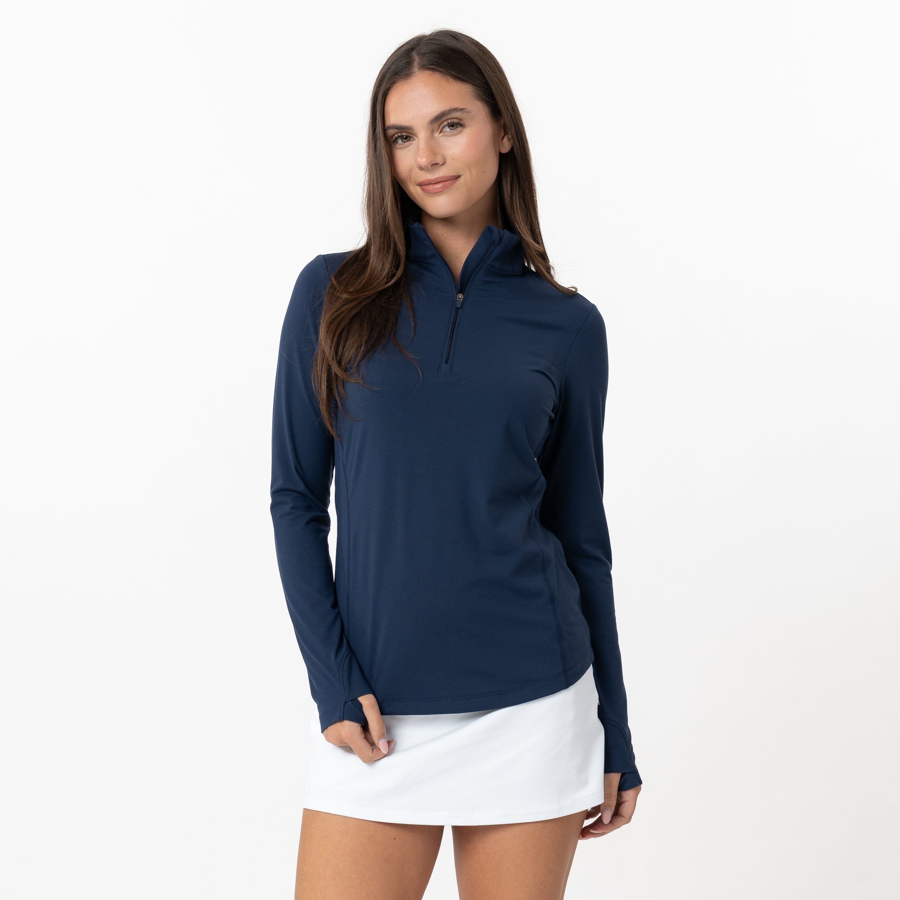 Solid Performance Q-Zip | Solid - Fleet Navy