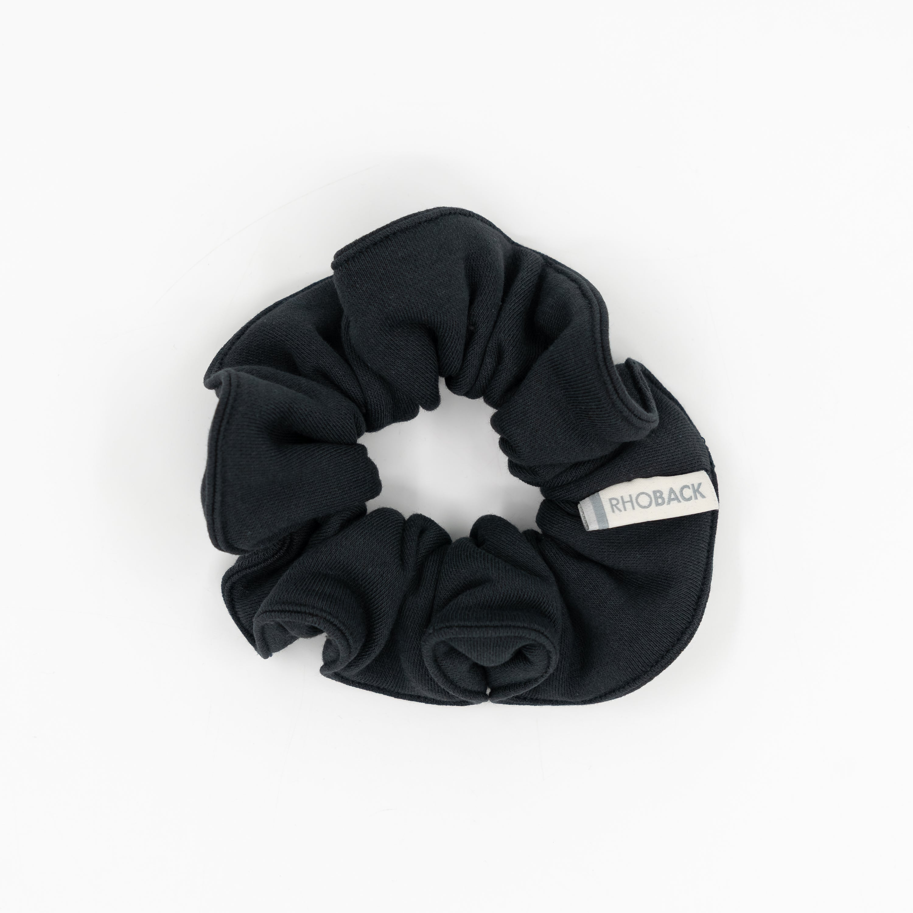Alternative view of Bedford Scrunchie | Solid - Midnight Black