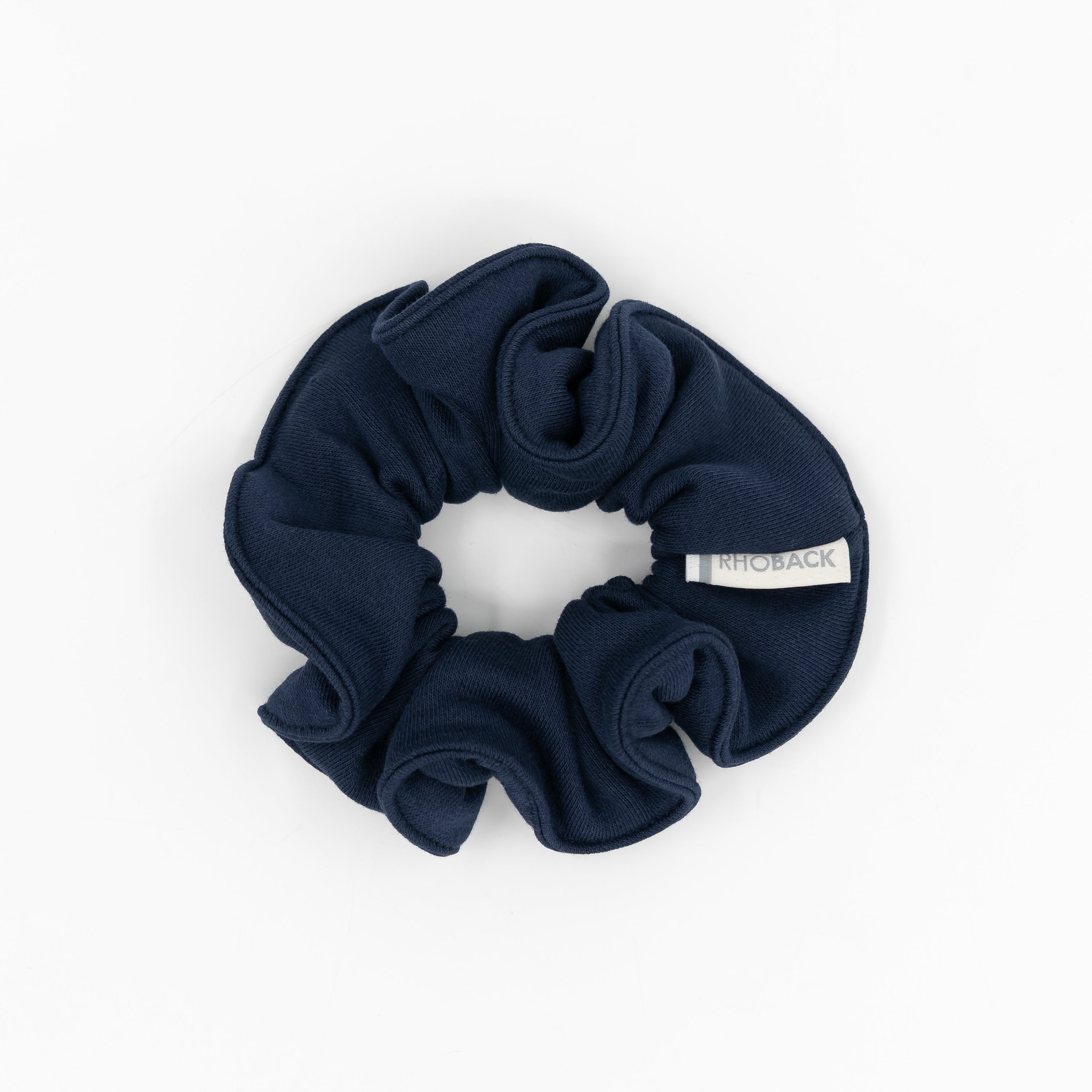 Alternative view of Bedford Scrunchie | Solid - Fleet Navy
