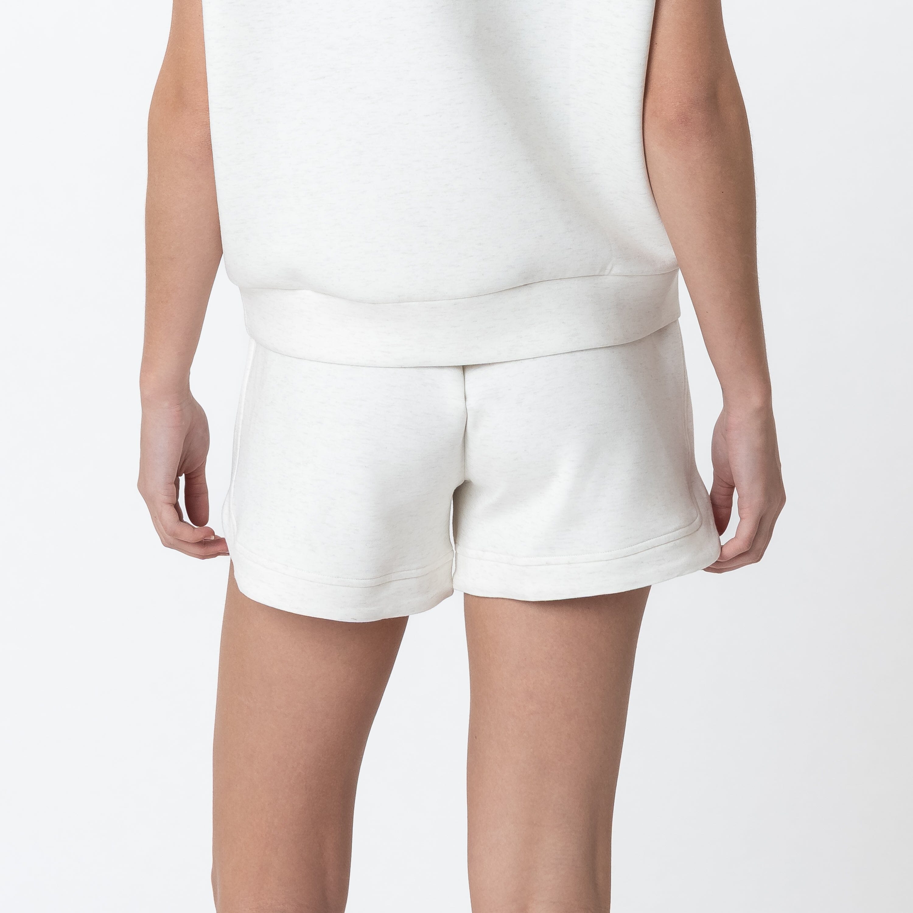 Alternative view of Aspire High-Rise Short | Heather - Parchment White