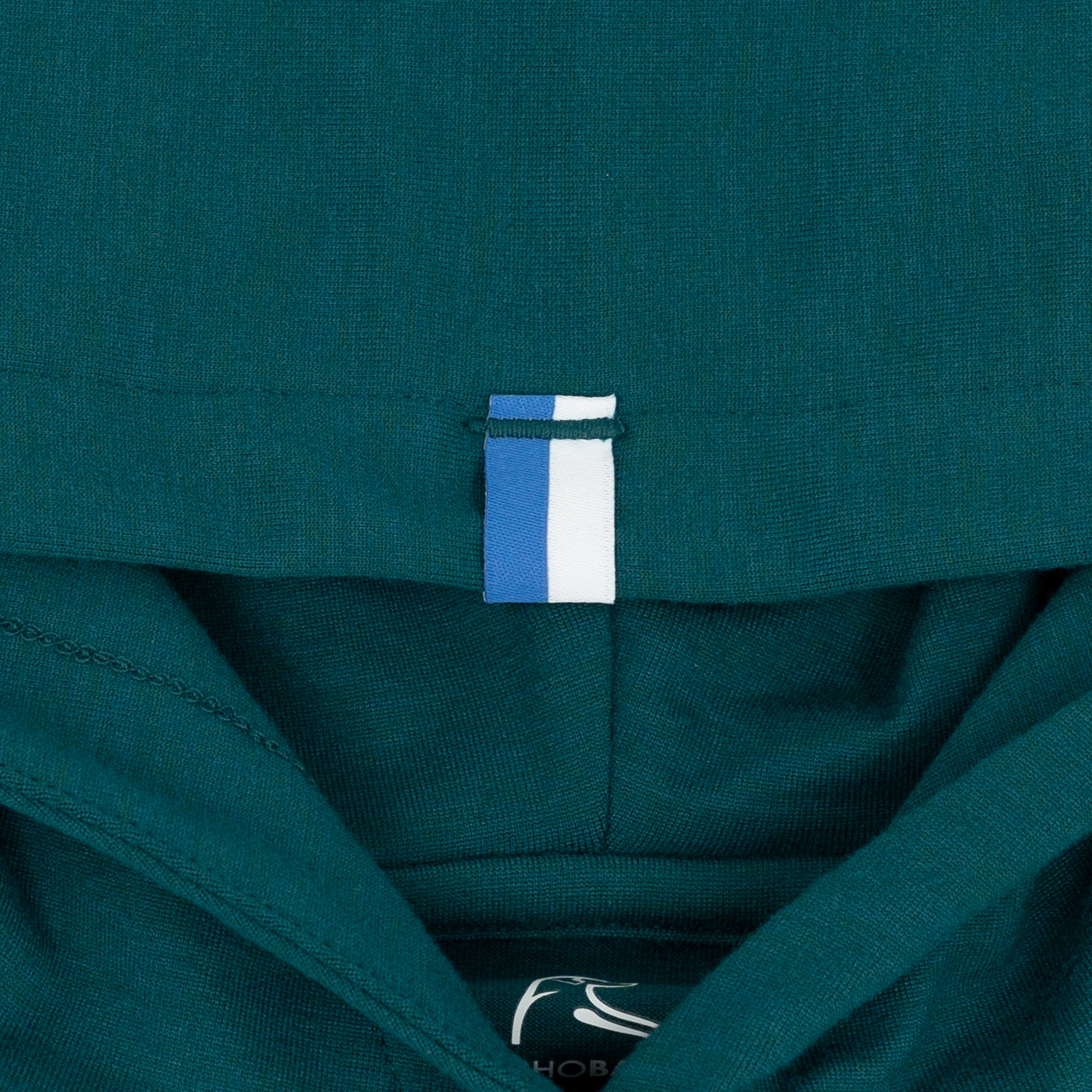 Alternative view of Youth Hesi Performance Hoodie | Solid - Midnight Green