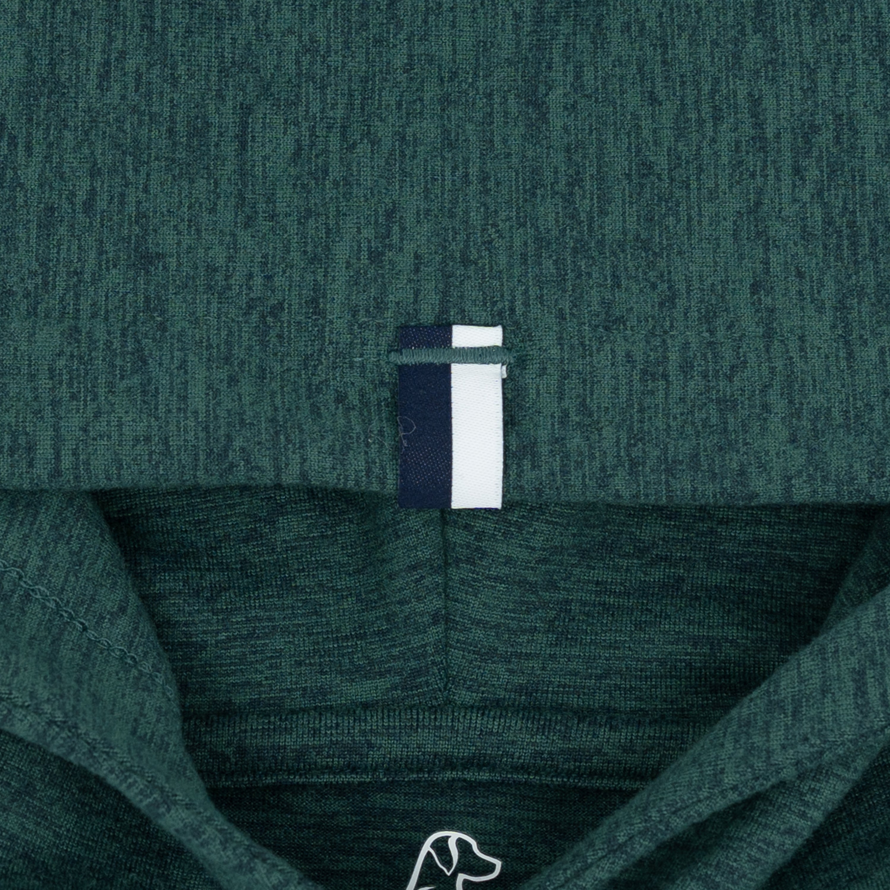 Alternative view of Youth Hesi Performance Hoodie | Heather - Ponderosa Green/Willow Green