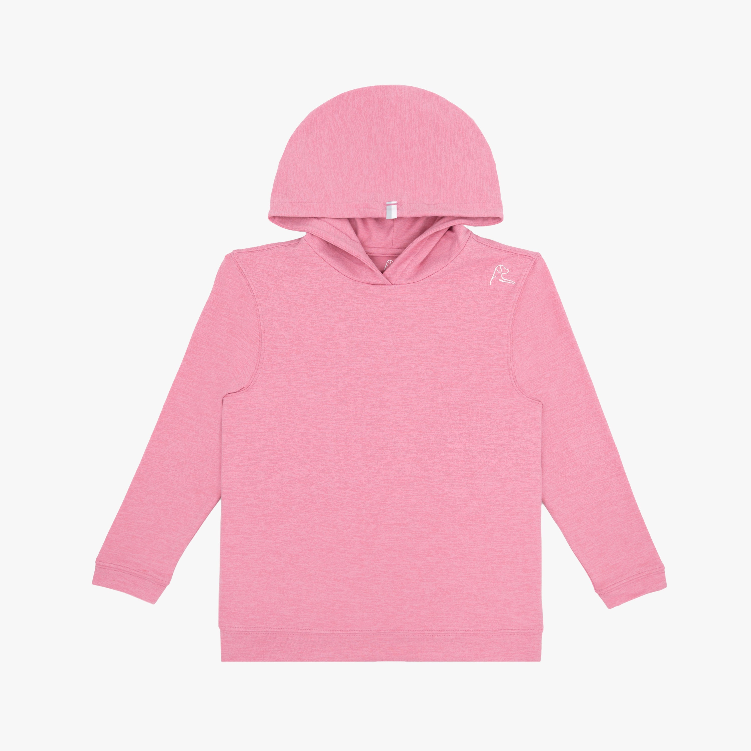 Youth Hesi Performance Hoodie | Heather - Cashmere Pink/Cashmere Pink