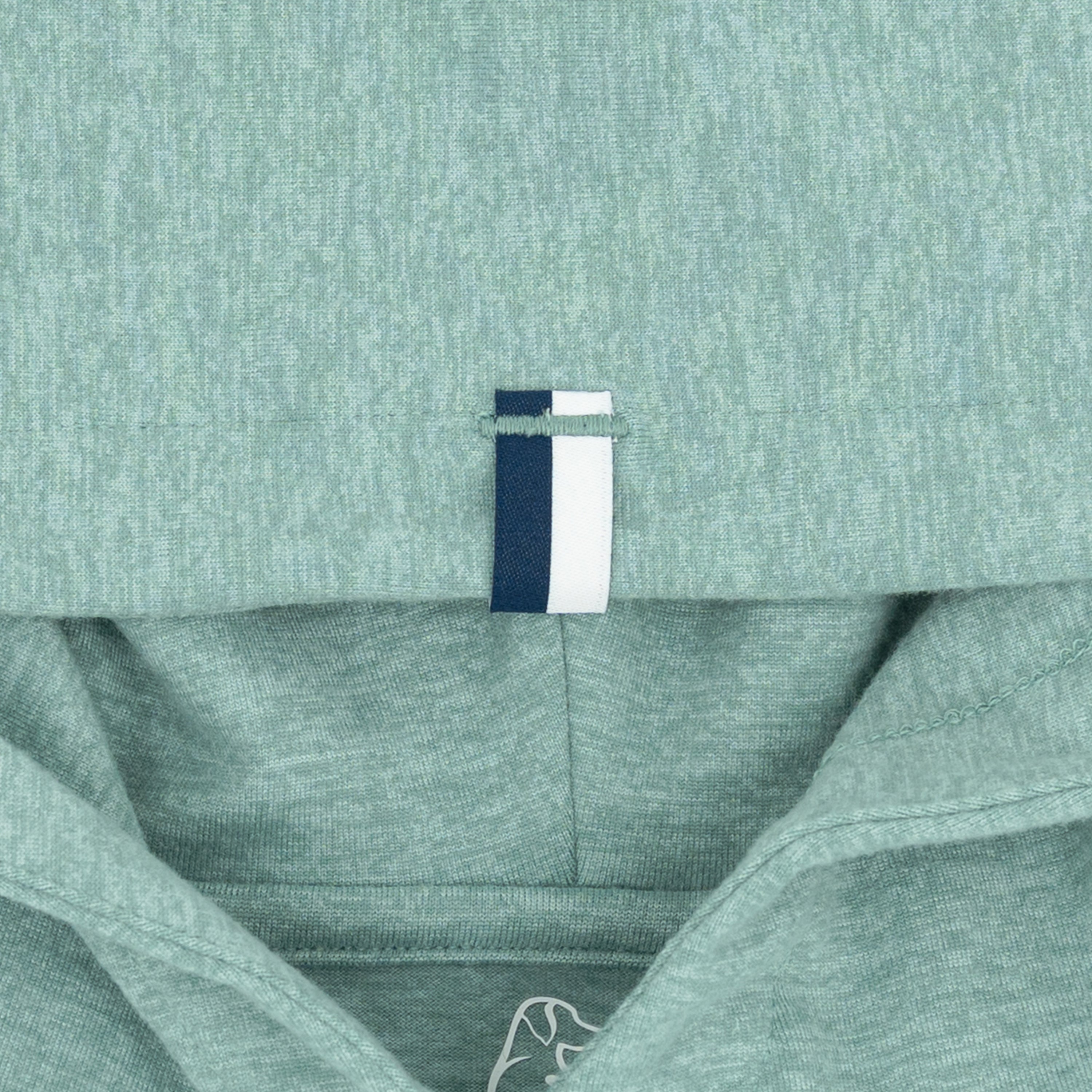 Alternative view of Youth Hesi Performance Hoodie | Heather - Bullfrog Green/Antigua Green