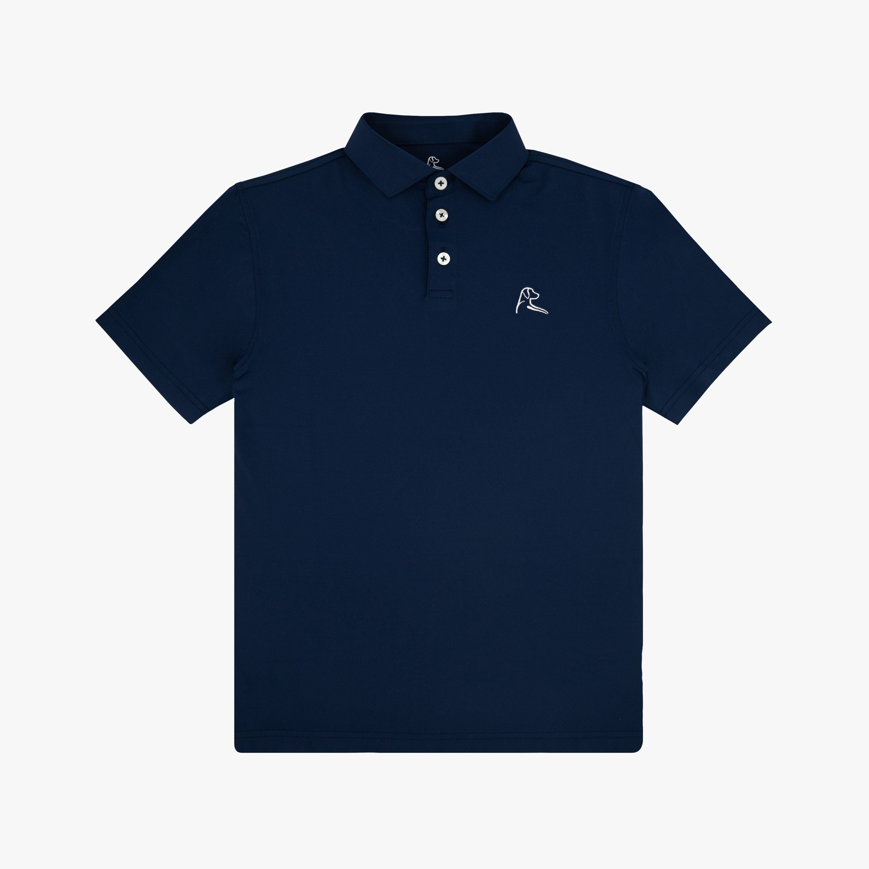 Youth Solid | Performance Polo | Solid - Fleet Navy