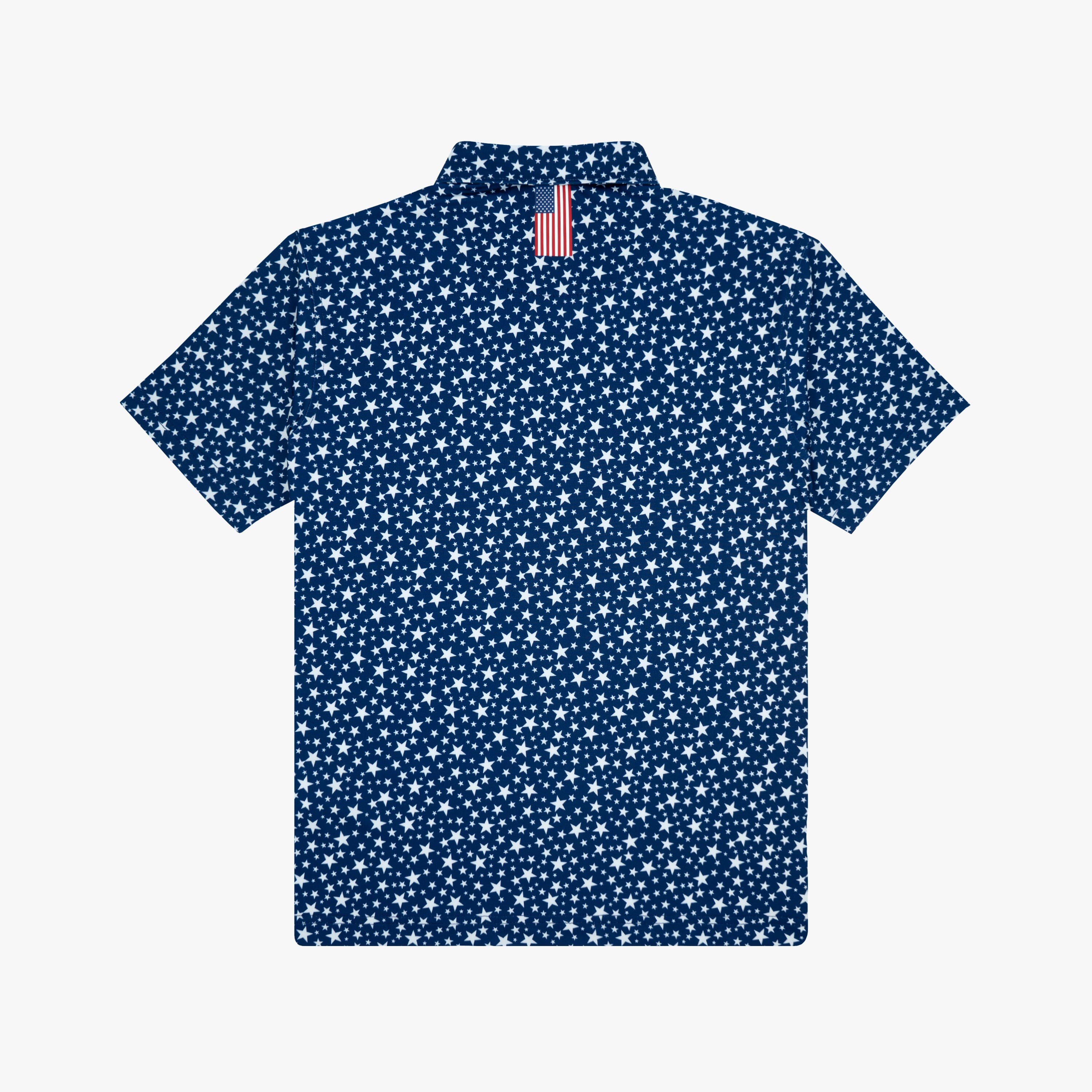Alternative view of The Youth Stars | Performance Polo | The Stars - Patriot Blue/White - USA