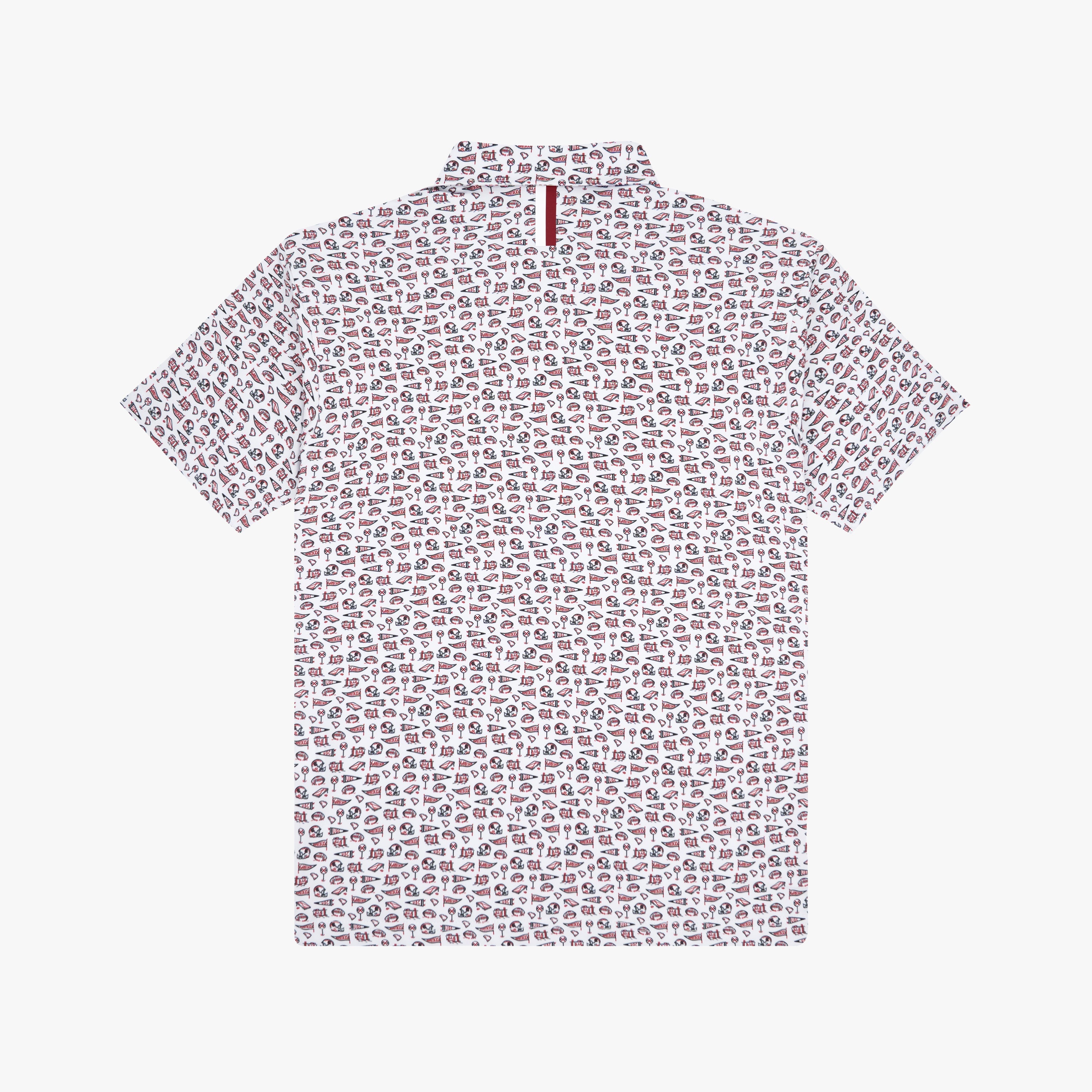 Alternative view of The Youth South Carolina Gameday 2.0 | Collegiate Polo | The South Carolina Gameday 2.0 - White/Dark Red - 1