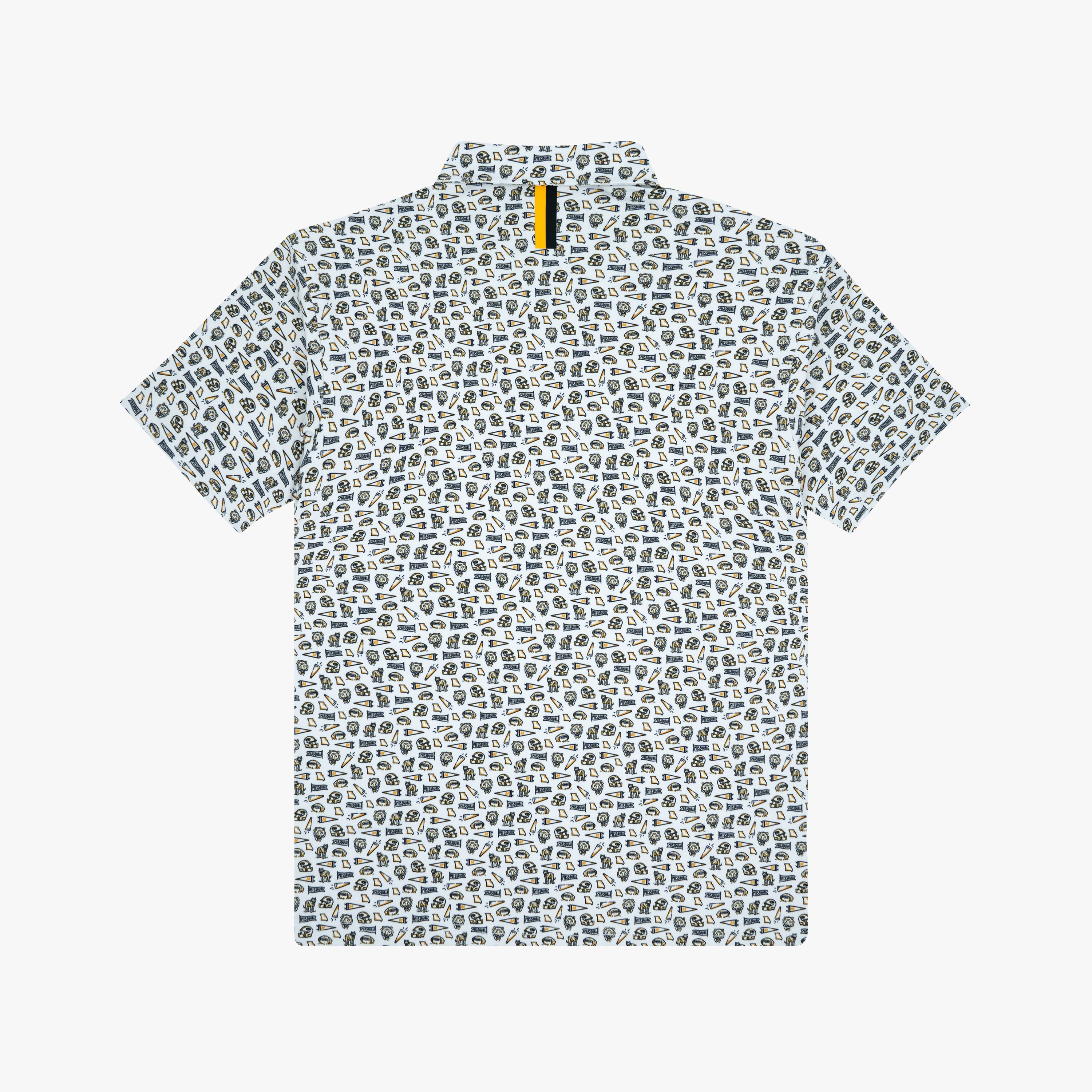 Alternative view of The Youth Mizzou Gameday 2.0 | Collegiate Polo | The Mizzou Gameday 2.0 - White/Black - 1