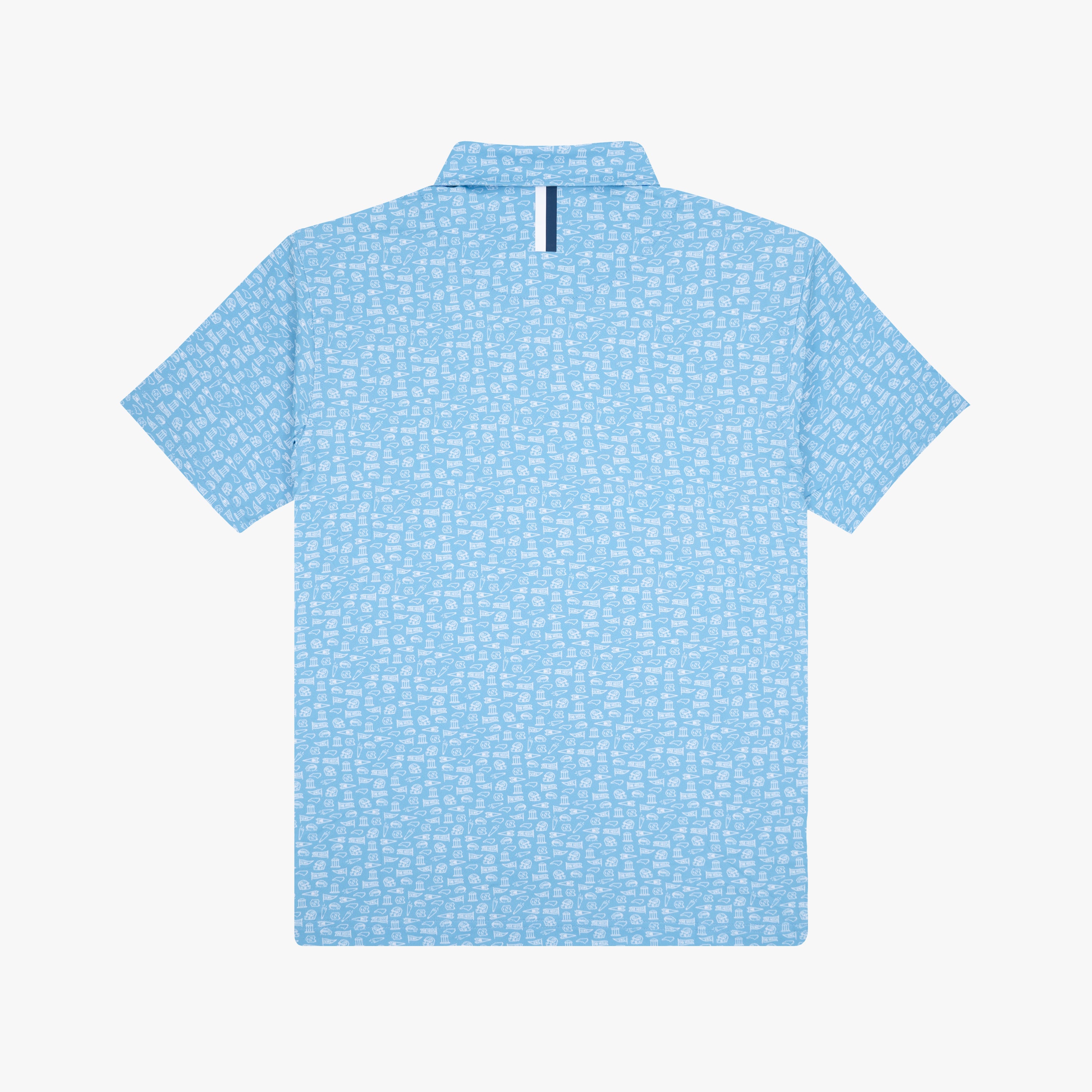 Alternative view of The Youth UNC Gameday 2.0 | Collegiate Polo | The UNC Gameday 2.0 - Powder Blue/White - 1