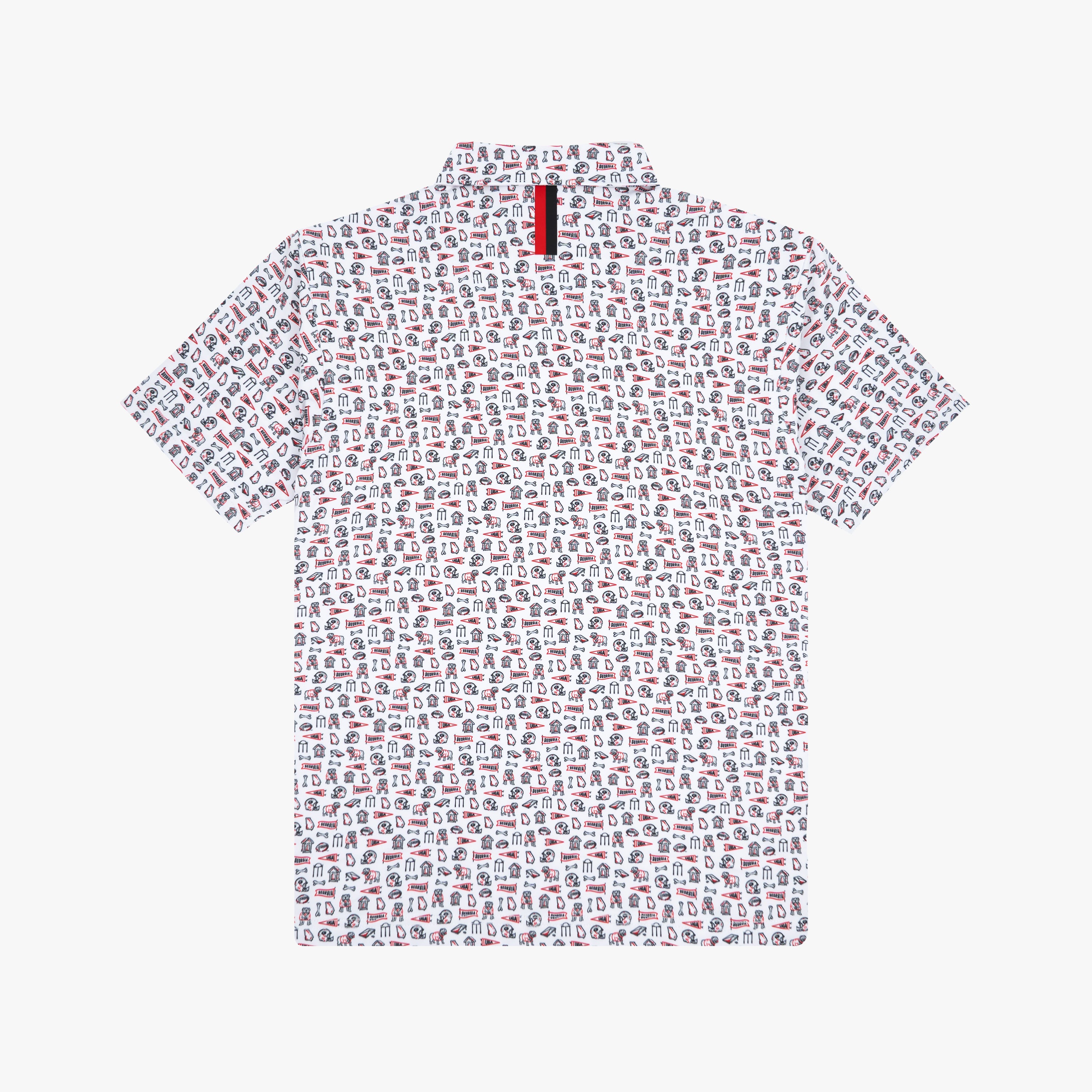 Alternative view of The Youth Georgia Gameday 2.0 | Collegiate Polo | The Georgia Gameday 2.0 - White/Roar Red - 1